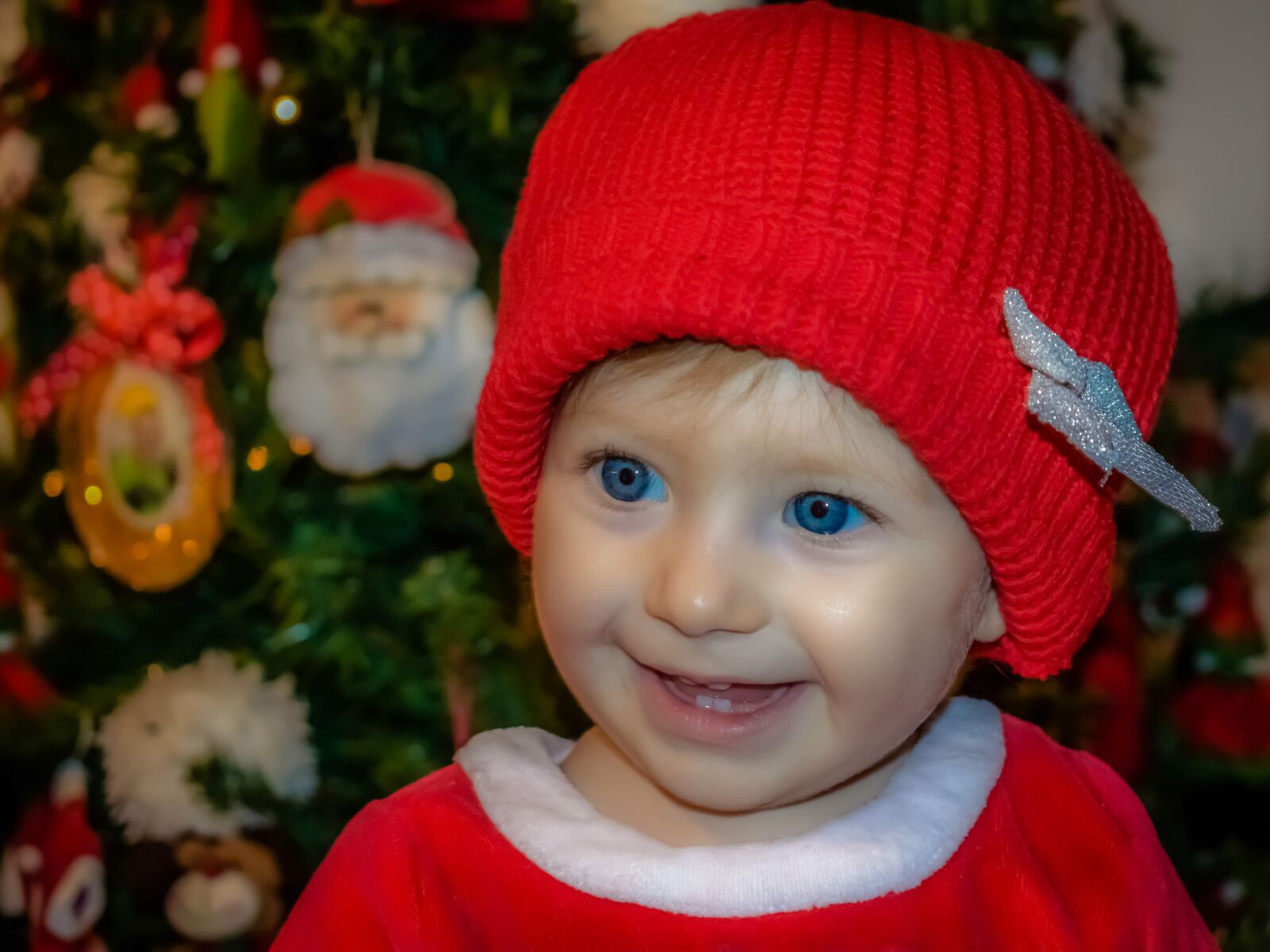 Nikon D3300 sample photo. Christmas baby, child, people photography