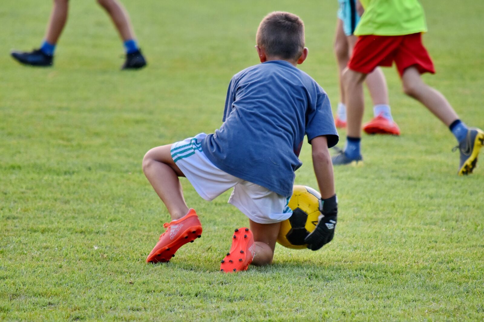 Nikon D5500 sample photo. Championship, child, football player photography