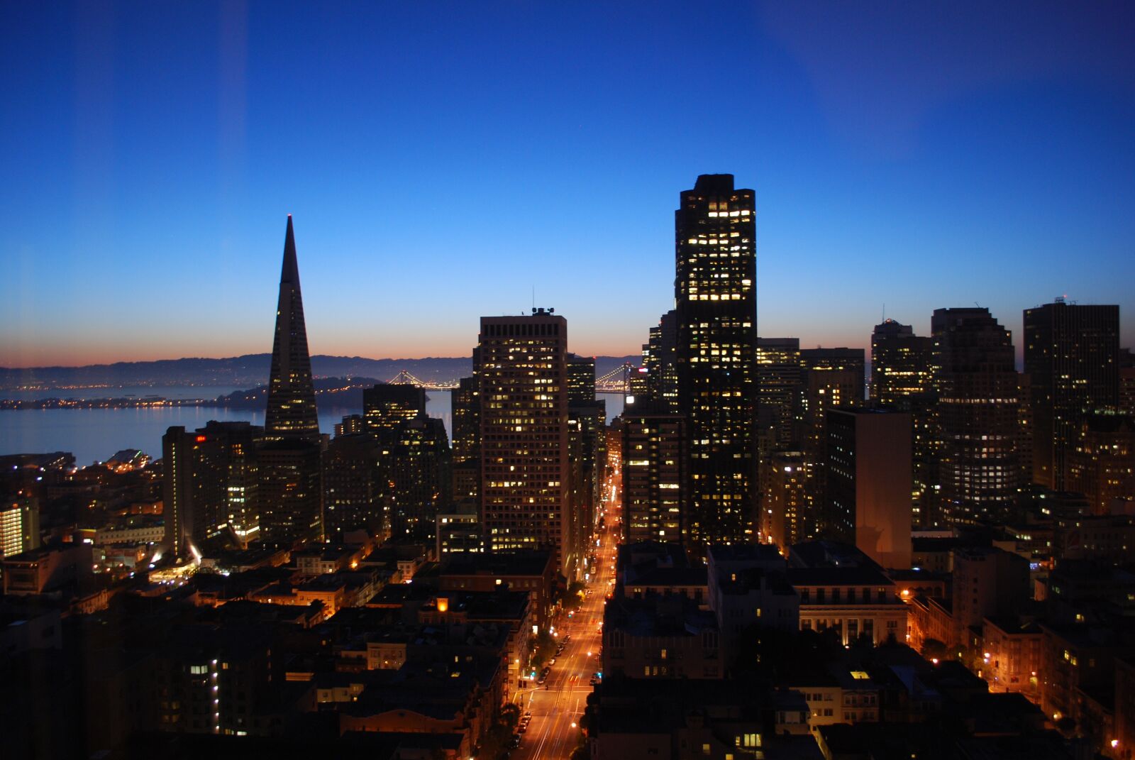 Nikon D60 sample photo. Big city, dawn, san photography