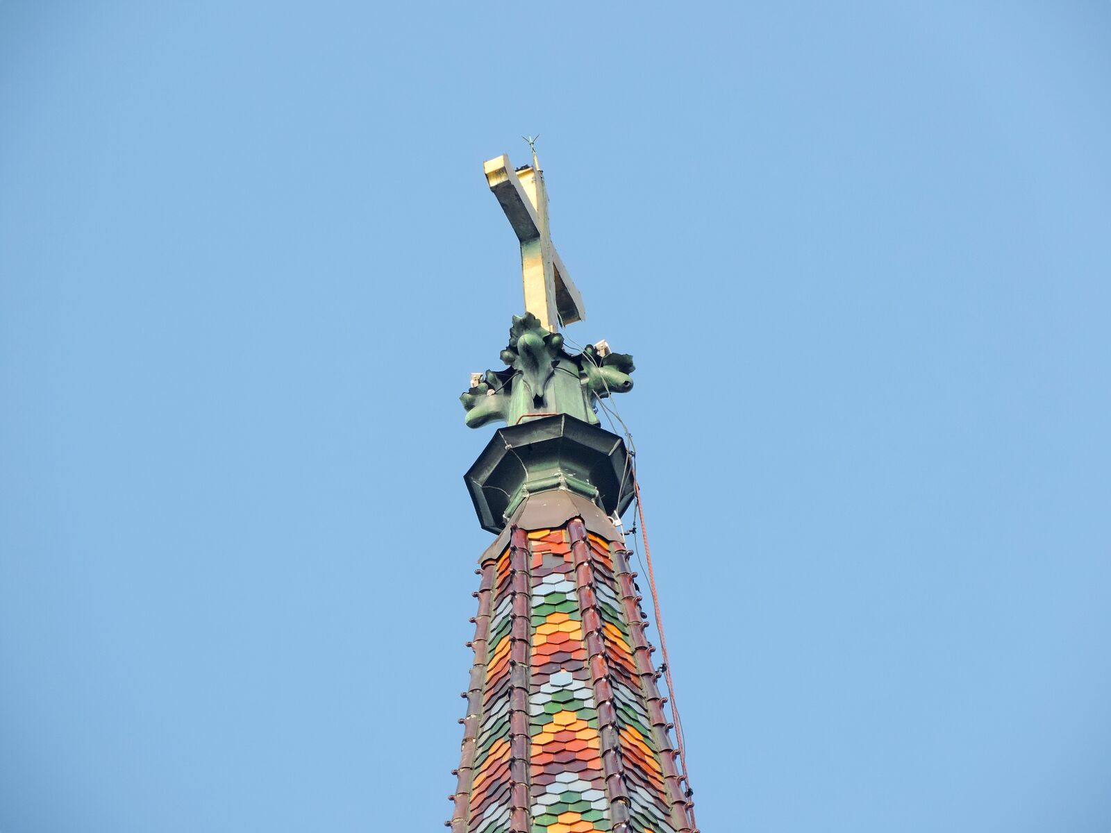 Nikon Coolpix P520 sample photo. Belief, church tower, cross photography