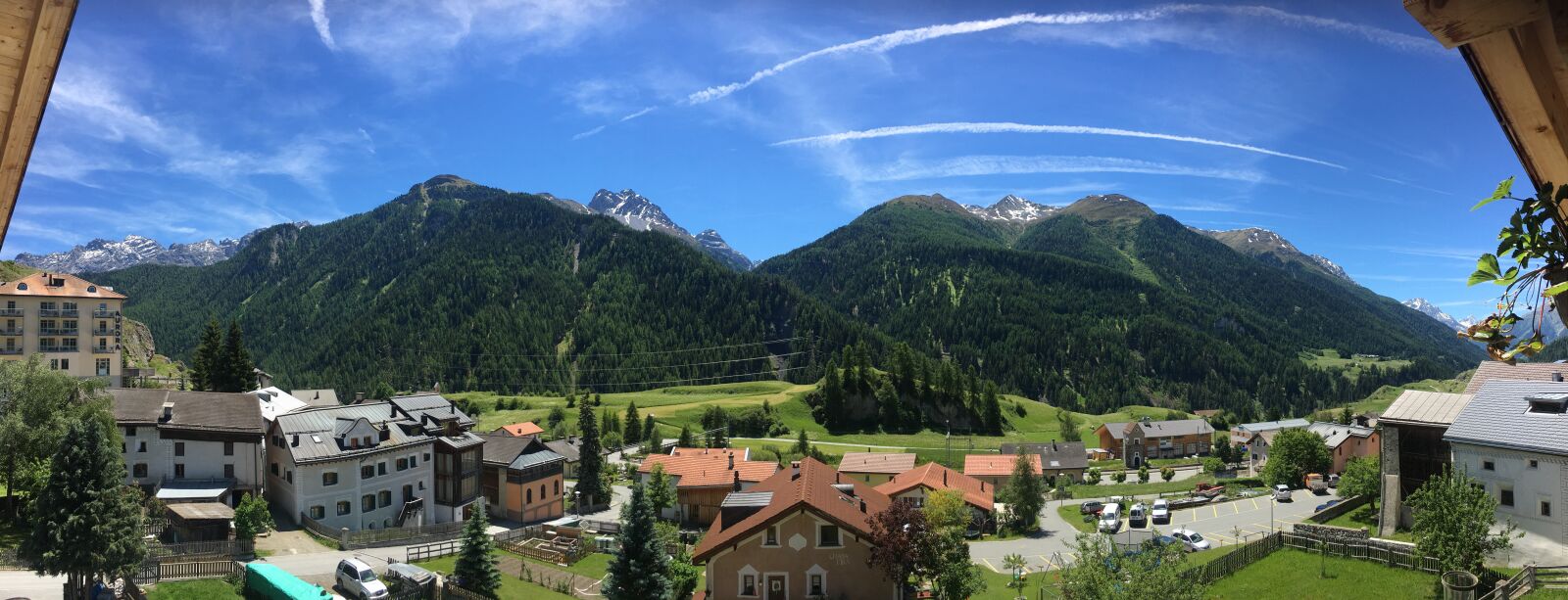 Apple iPhone 6s sample photo. Mountain, forest, panorama photography
