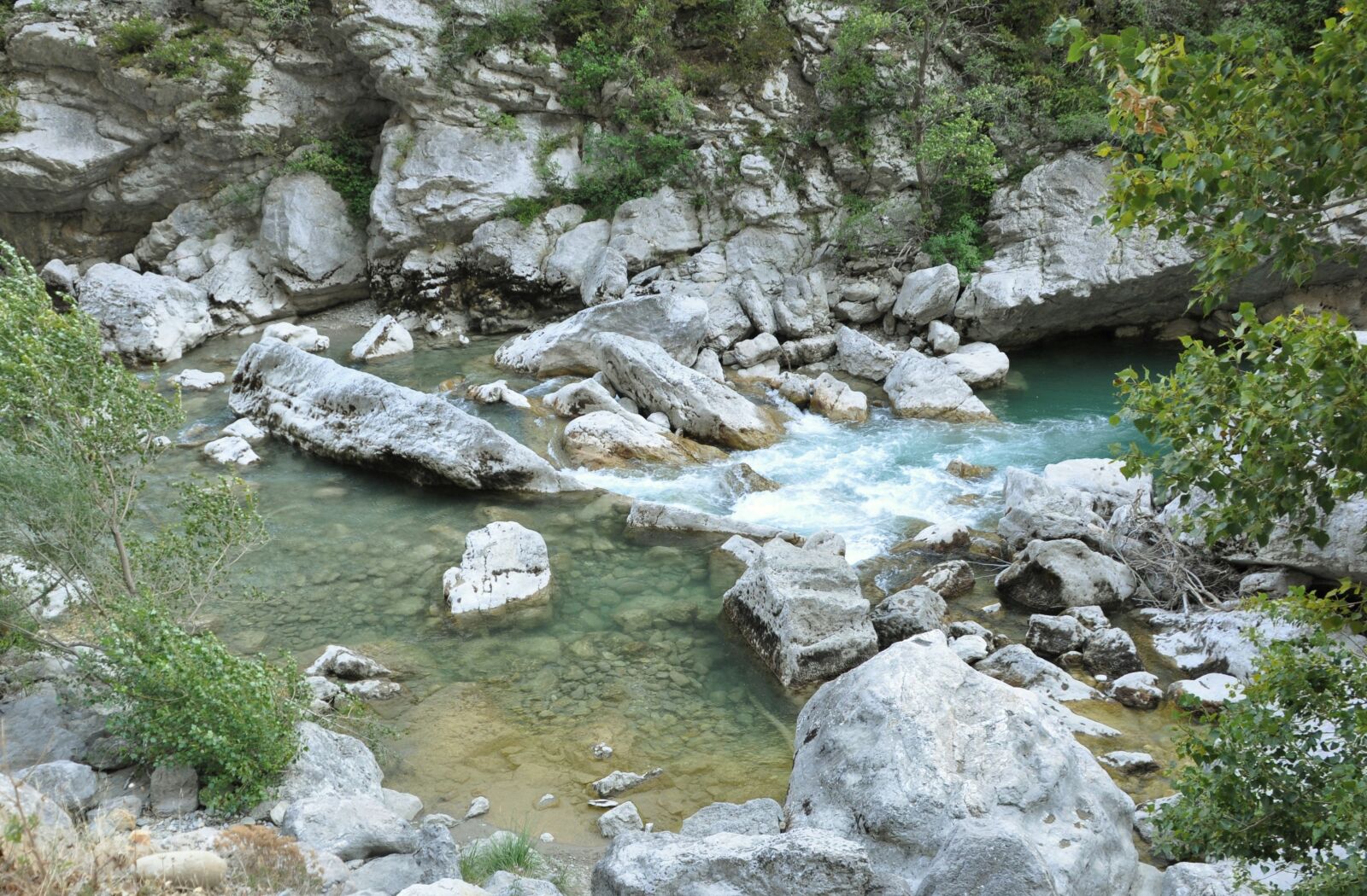 Nikon D90 sample photo. Gorges du verdon, river photography