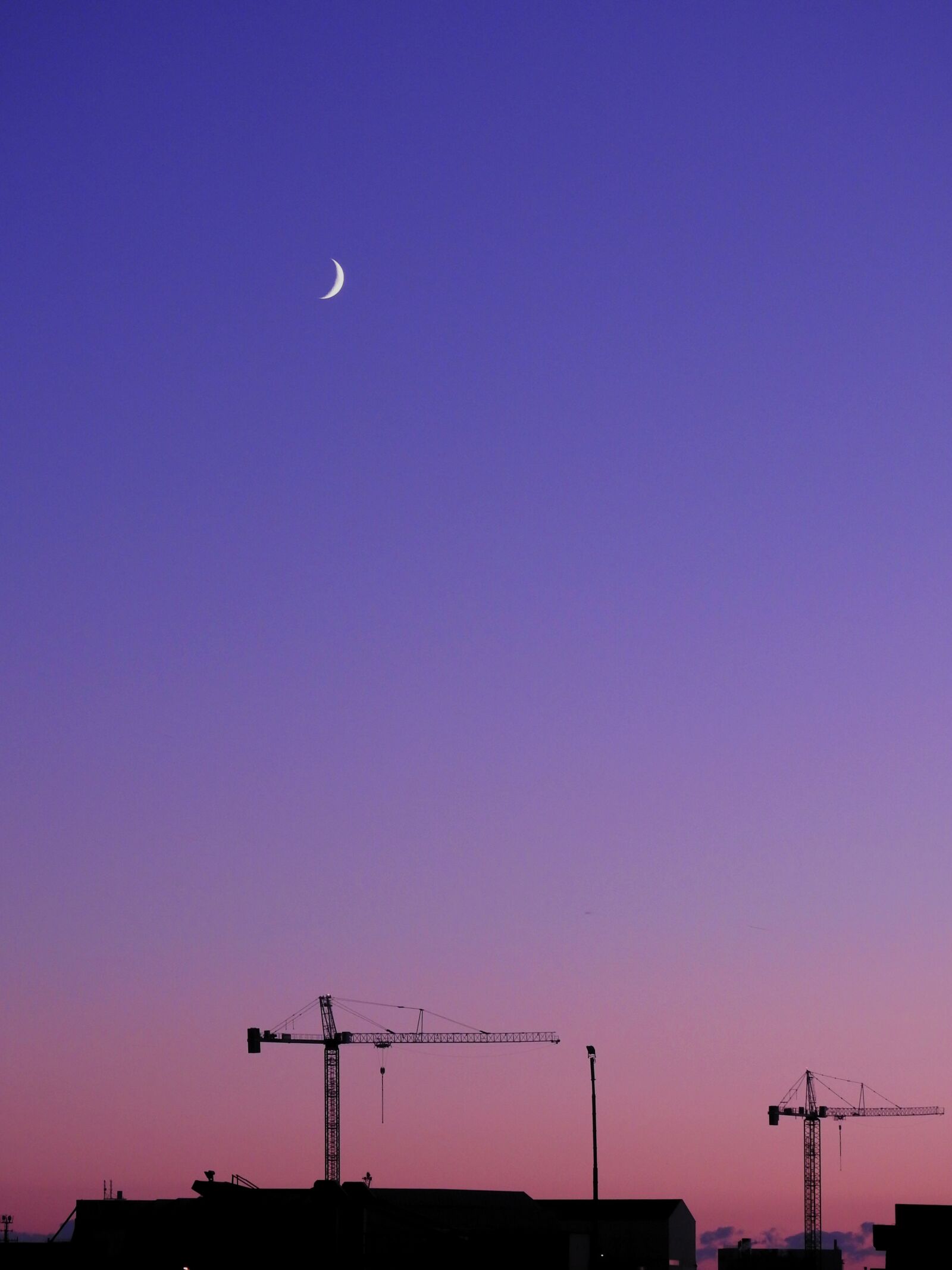 Nikon Coolpix P900 sample photo. Moon, silhouette, atmosphere photography