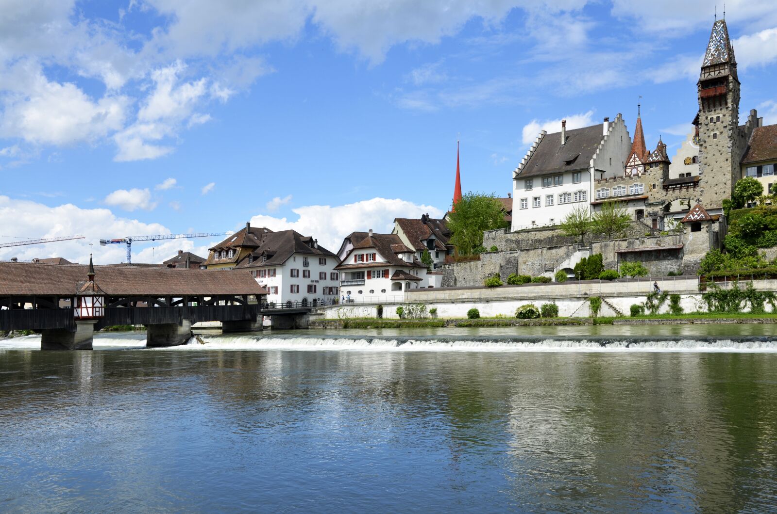 Nikon D7000 sample photo. Bremgarten, reuss front, wooden photography
