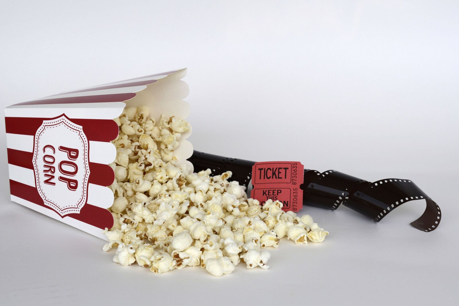 Nikon D7100 sample photo. Popcorn, cinema, ticket photography