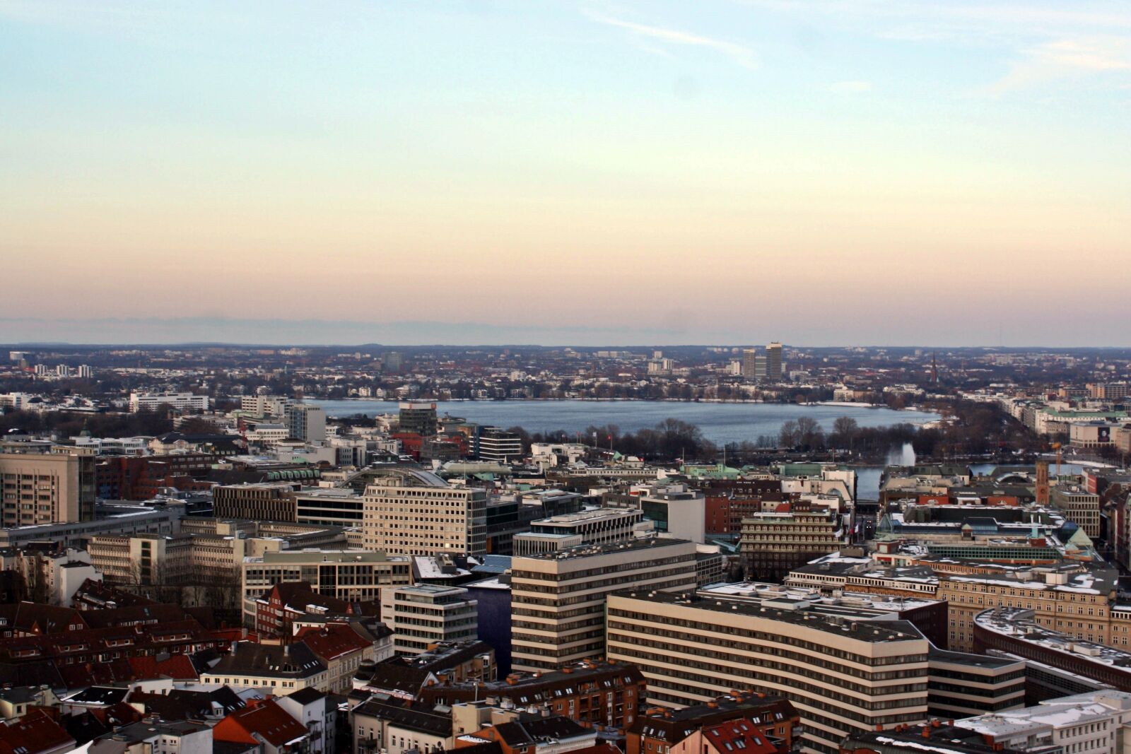 Canon EOS 1000D (EOS Digital Rebel XS / EOS Kiss F) sample photo. Alster, hamburg, panorama photography