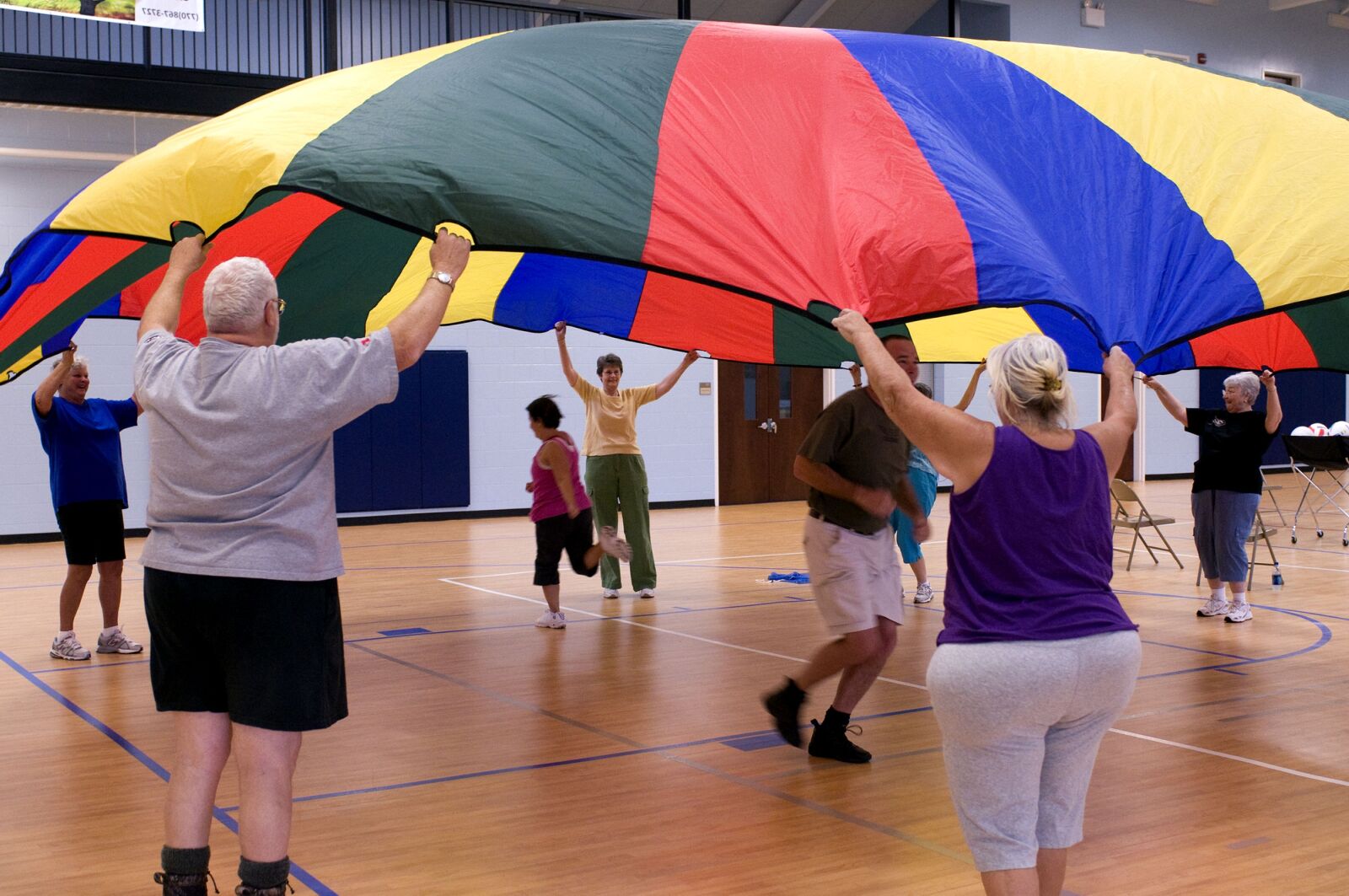 Nikon D300 sample photo. Older individuals, basketball, court photography