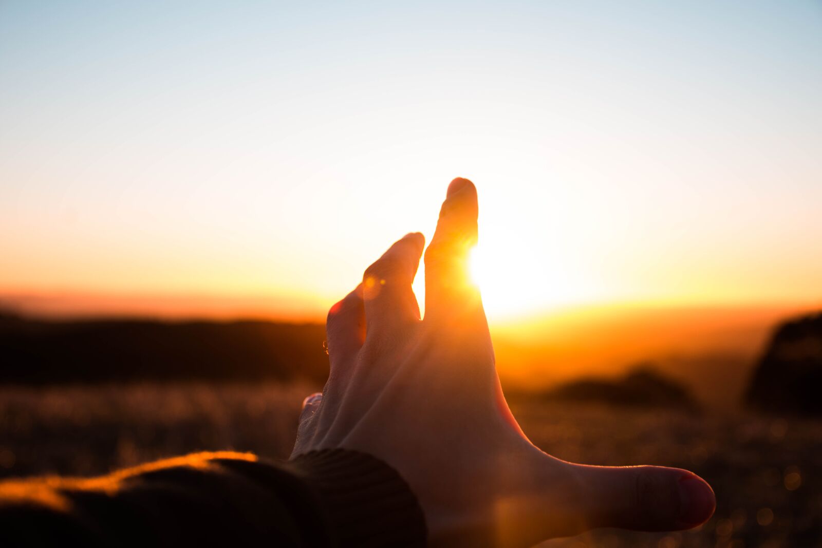 Nikon D7200 sample photo. Hand, concept, sunset photography