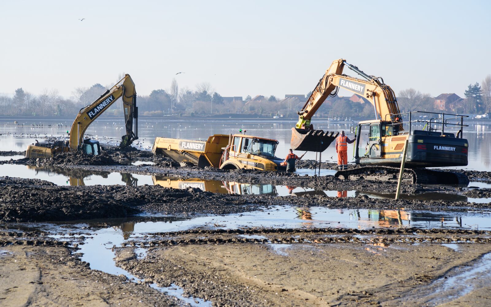 Nikon D750 sample photo. Digger, mud, digging photography