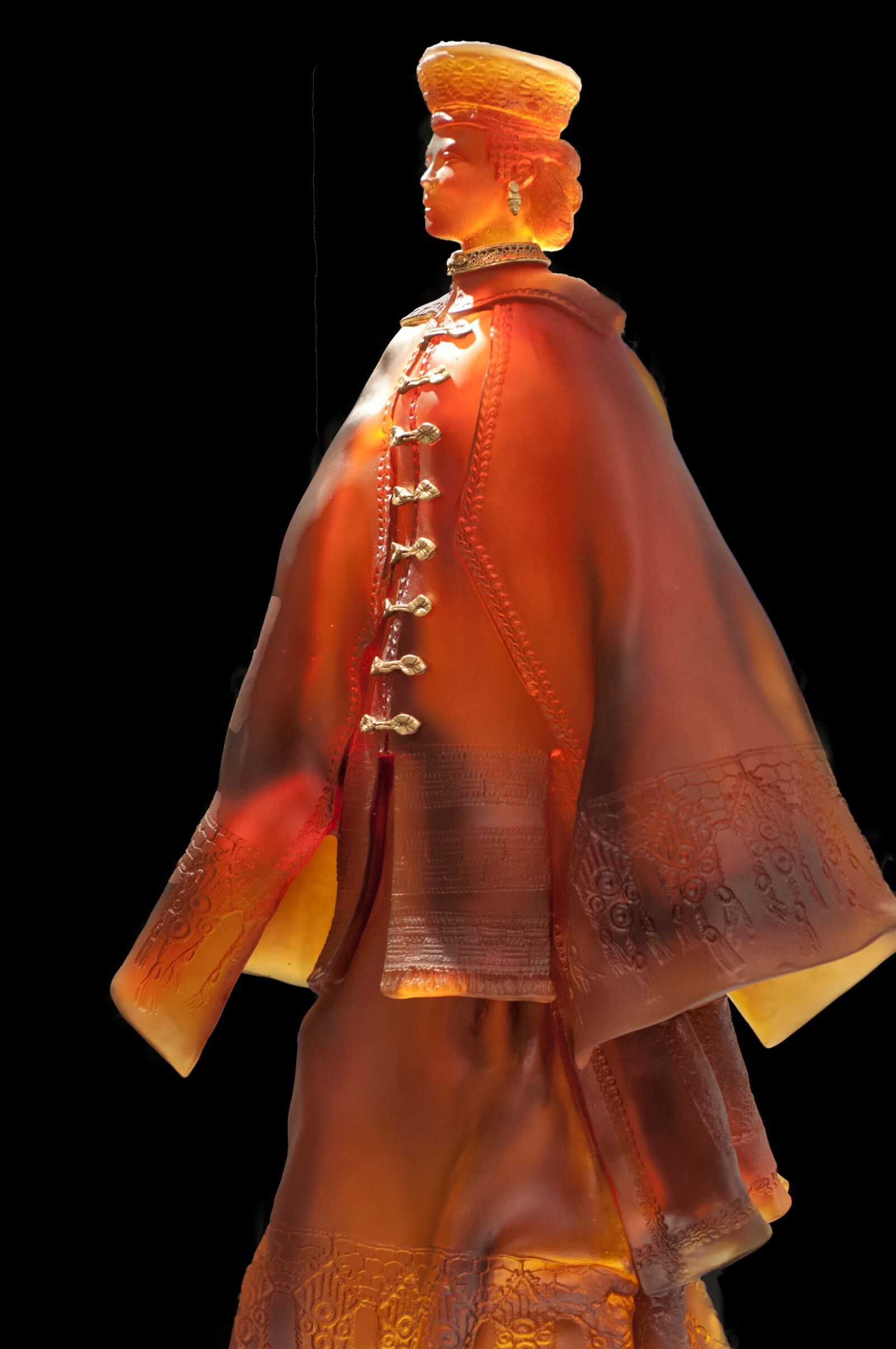 Nikon D300 sample photo. Woman, crystal, lalique photography