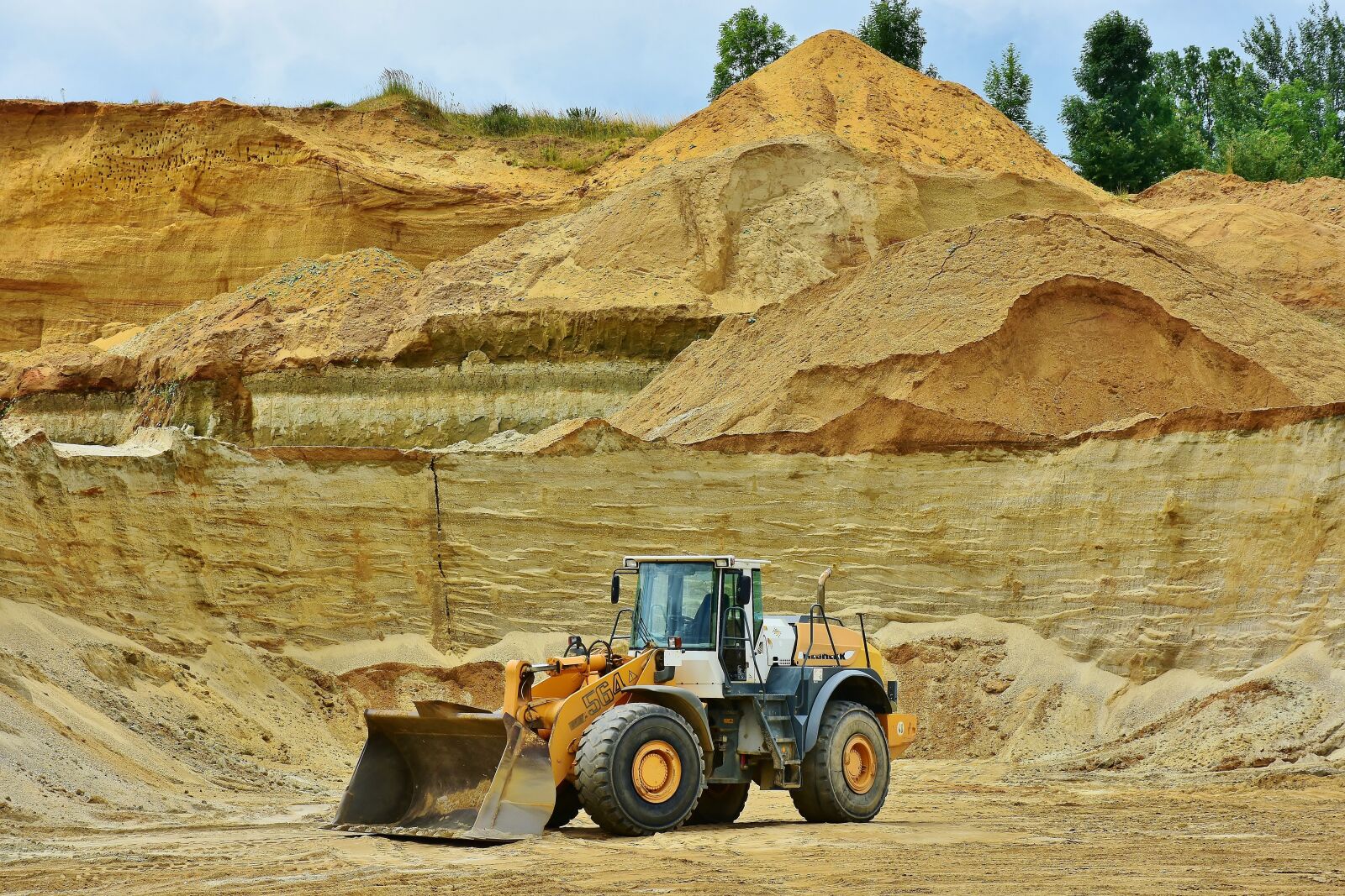 Nikon D7200 sample photo. Open pit mining, sand photography