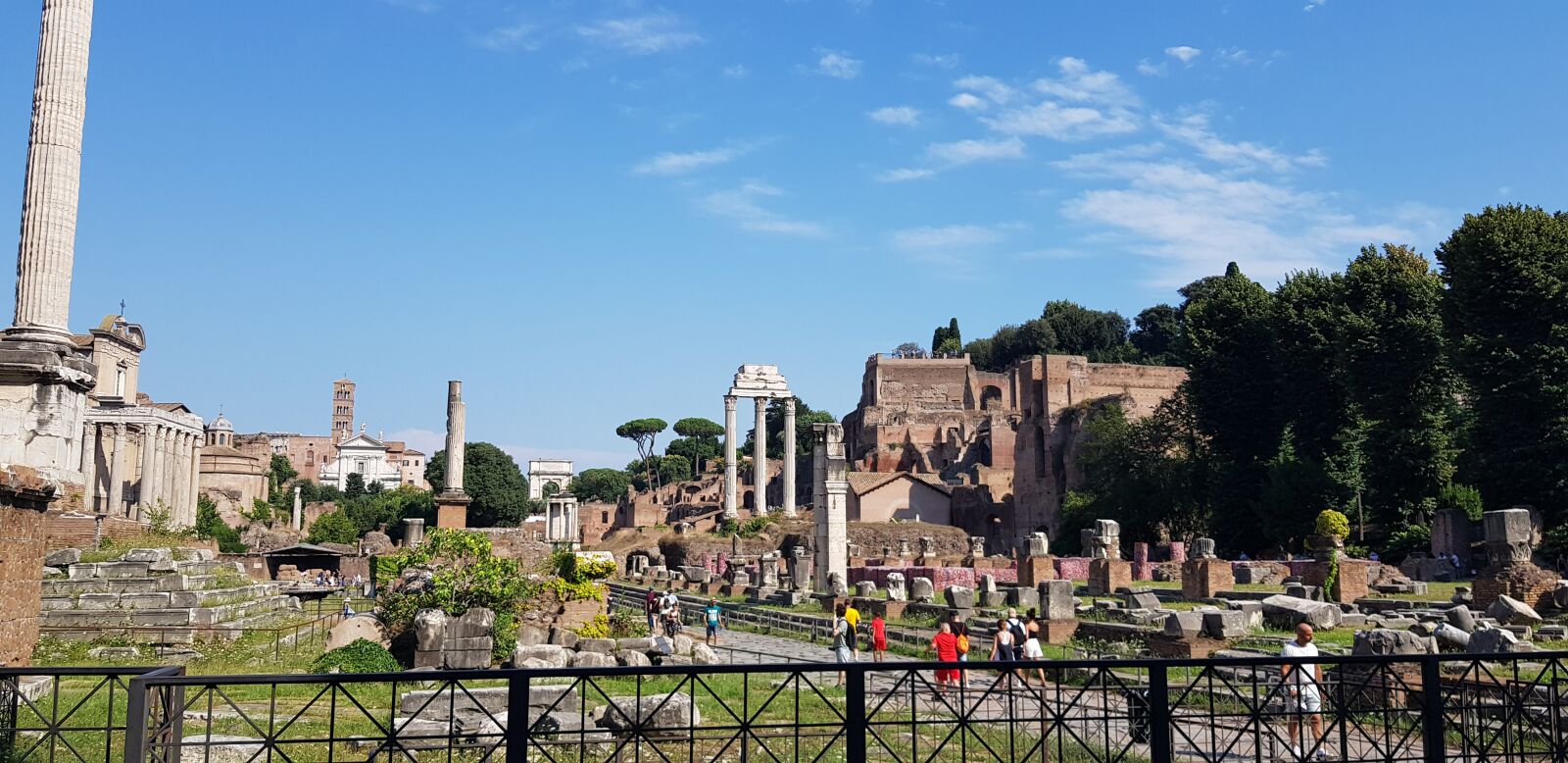 Samsung Galaxy S8 sample photo. Rome, roman forum, foro photography