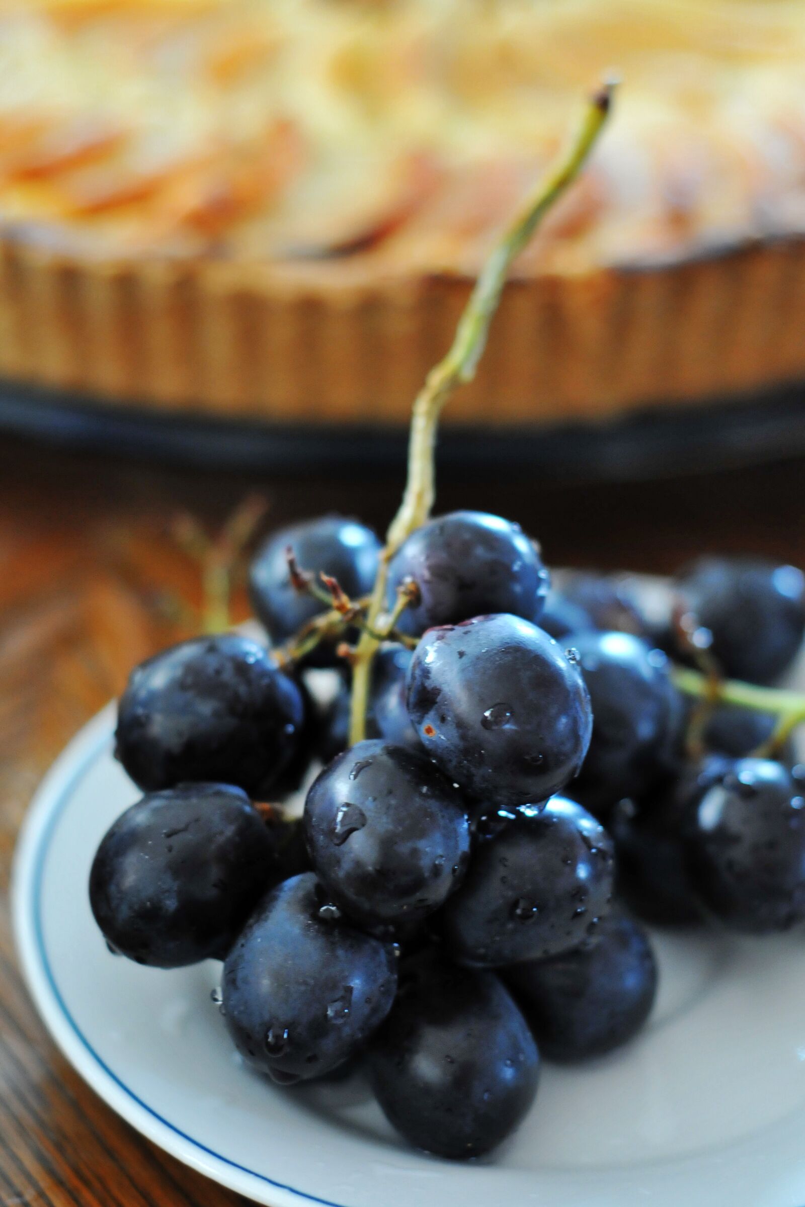 Nikon D300S sample photo. Grapes, blue, fruit photography