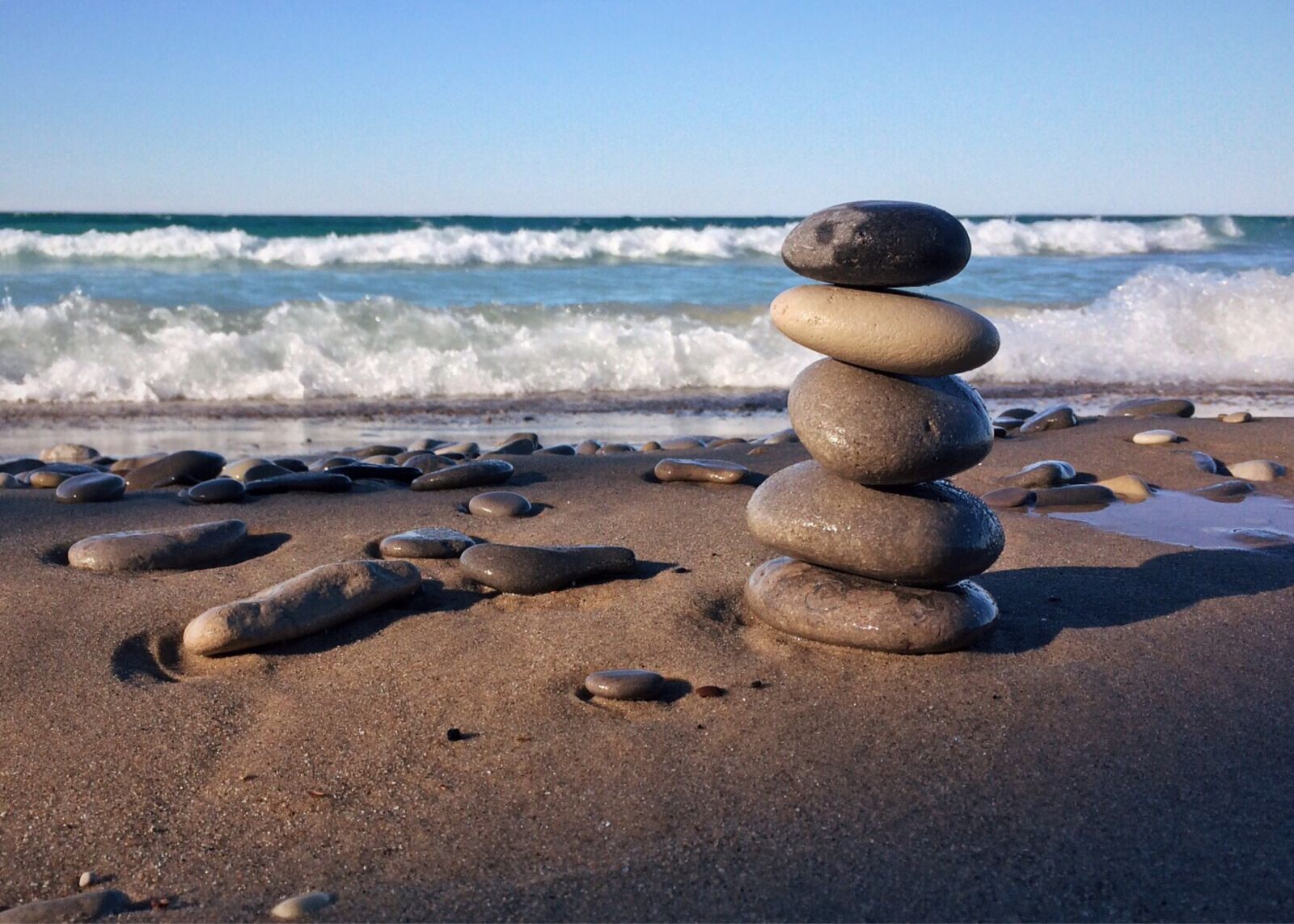iPhone 5s back camera 4.15mm f/2.2 sample photo. Rocks, stacked, balance photography