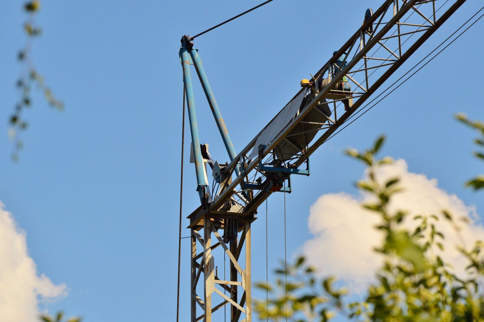 Nikon D3200 sample photo. Crane, baukran, load crane photography