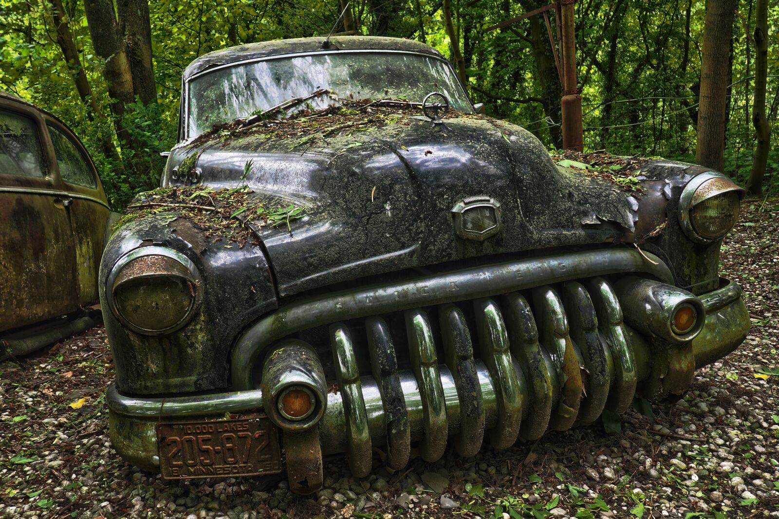 Olympus OM-D E-M10 sample photo. Auto, car cemetery, oldtimer photography