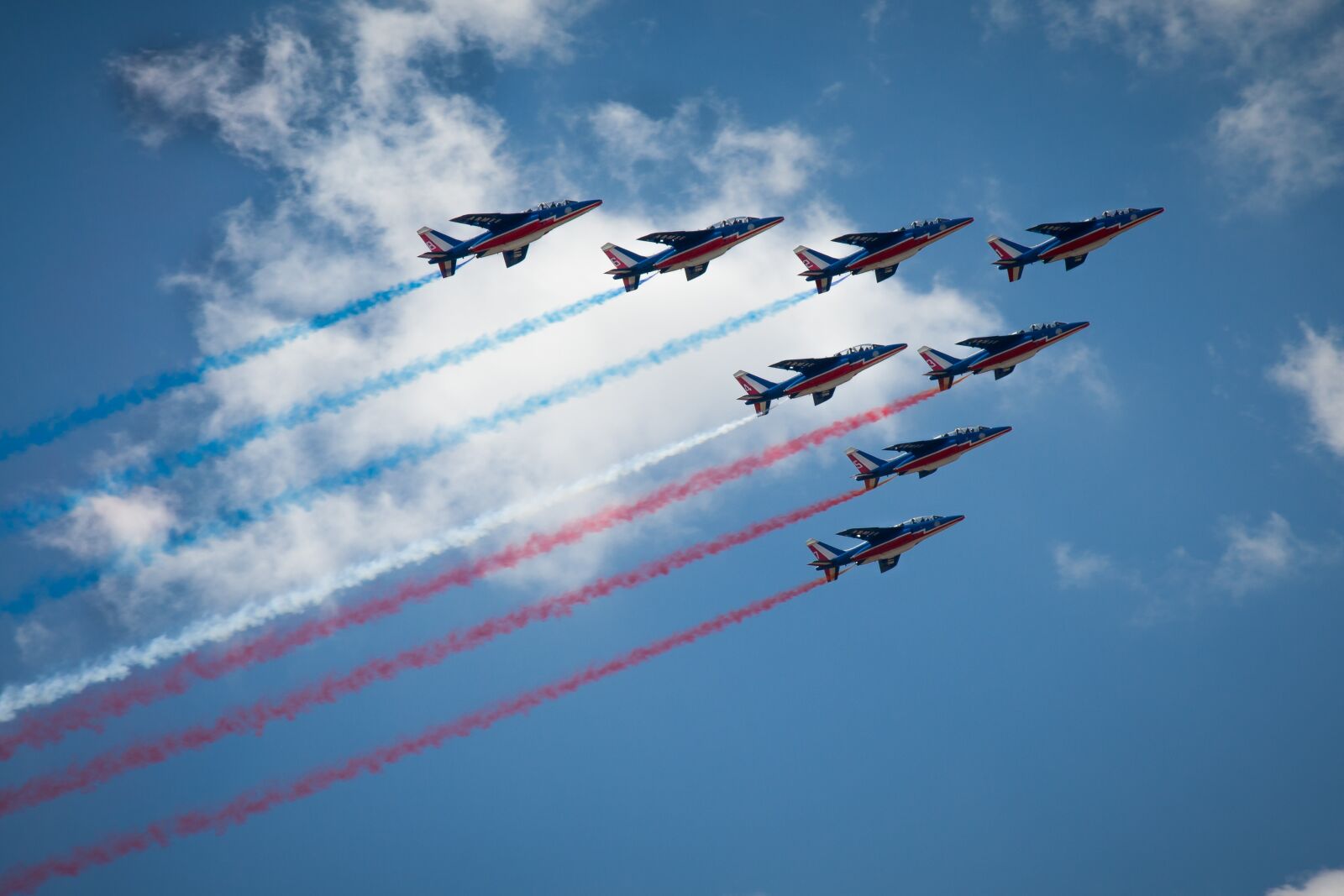 Canon EOS 5D Mark II sample photo. Patrol of france, aircraft photography