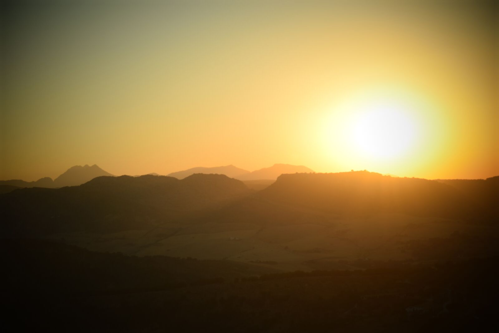 Nikon D5300 sample photo. Sunset, round, malaga photography