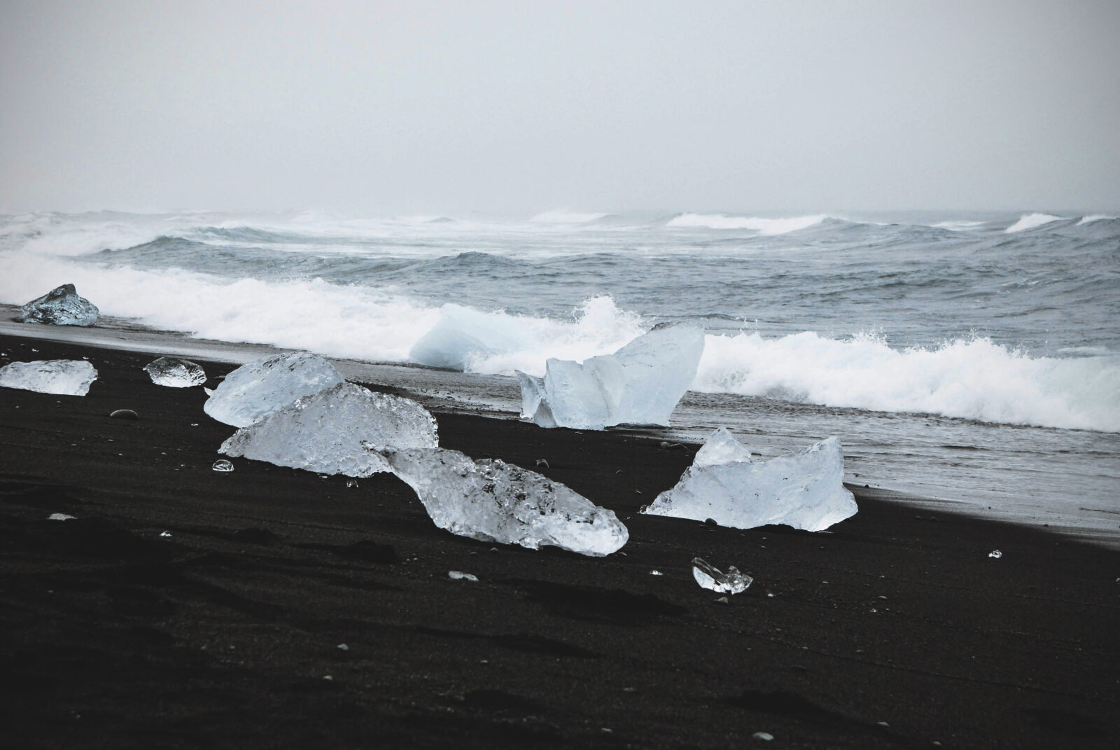 Nikon D60 sample photo. Beach, cold, environment, frosty photography