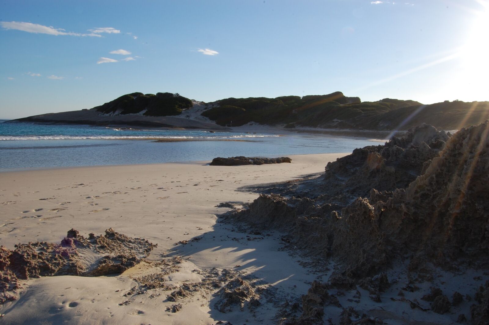 Nikon D40 sample photo. Beach, sun, ocean photography