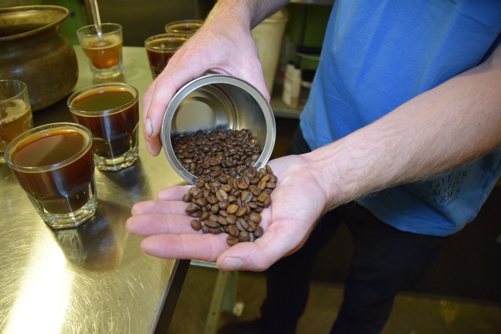 Nikon D5300 sample photo. Beans, coffee, brew photography