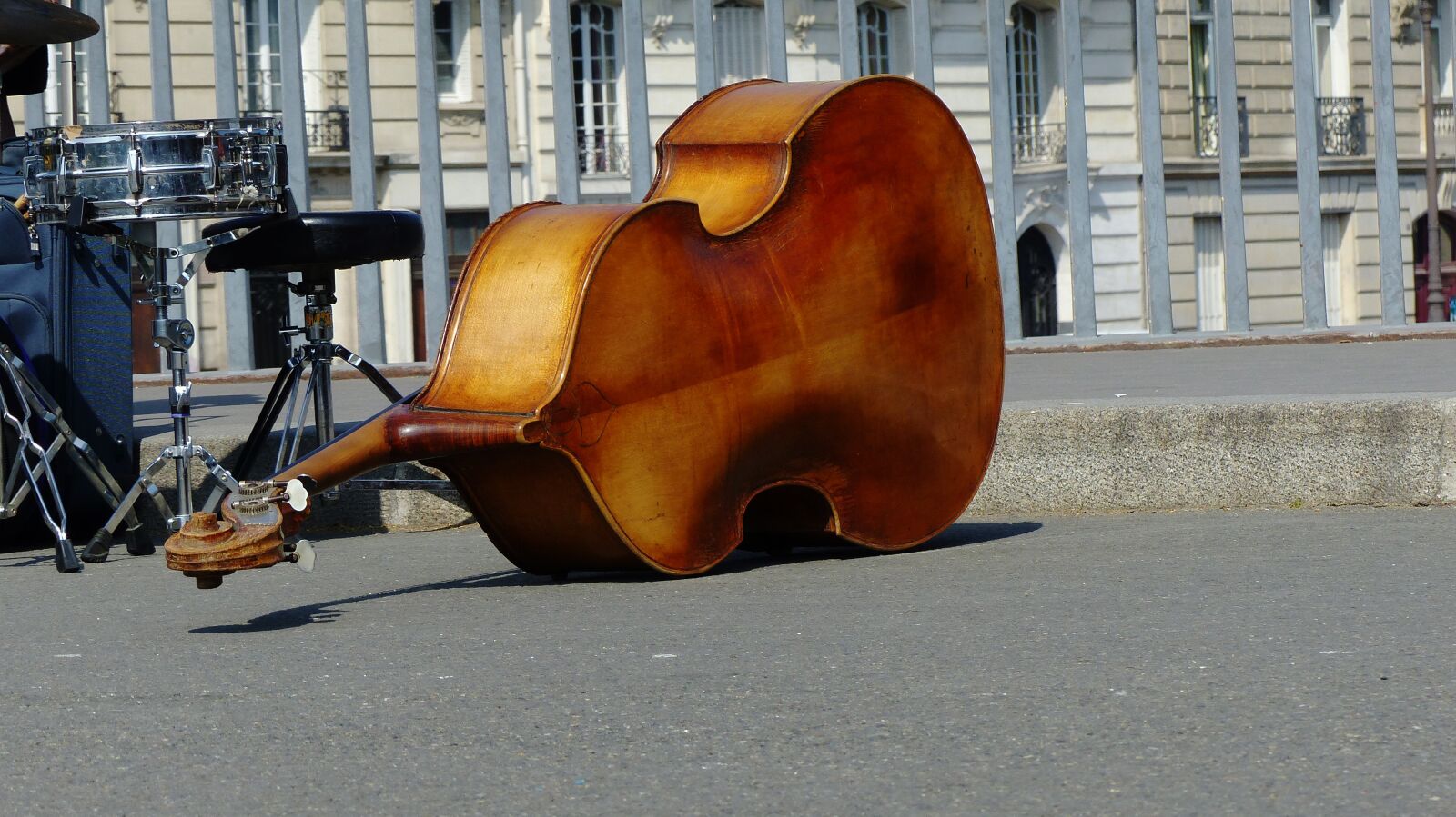 Panasonic Lumix DMC-FZ200 sample photo. Musical instrument, double bass photography