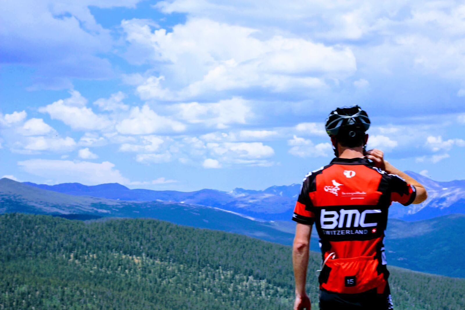 Canon EOS 700D (EOS Rebel T5i / EOS Kiss X7i) sample photo. Mountain biker, mountain, nature photography
