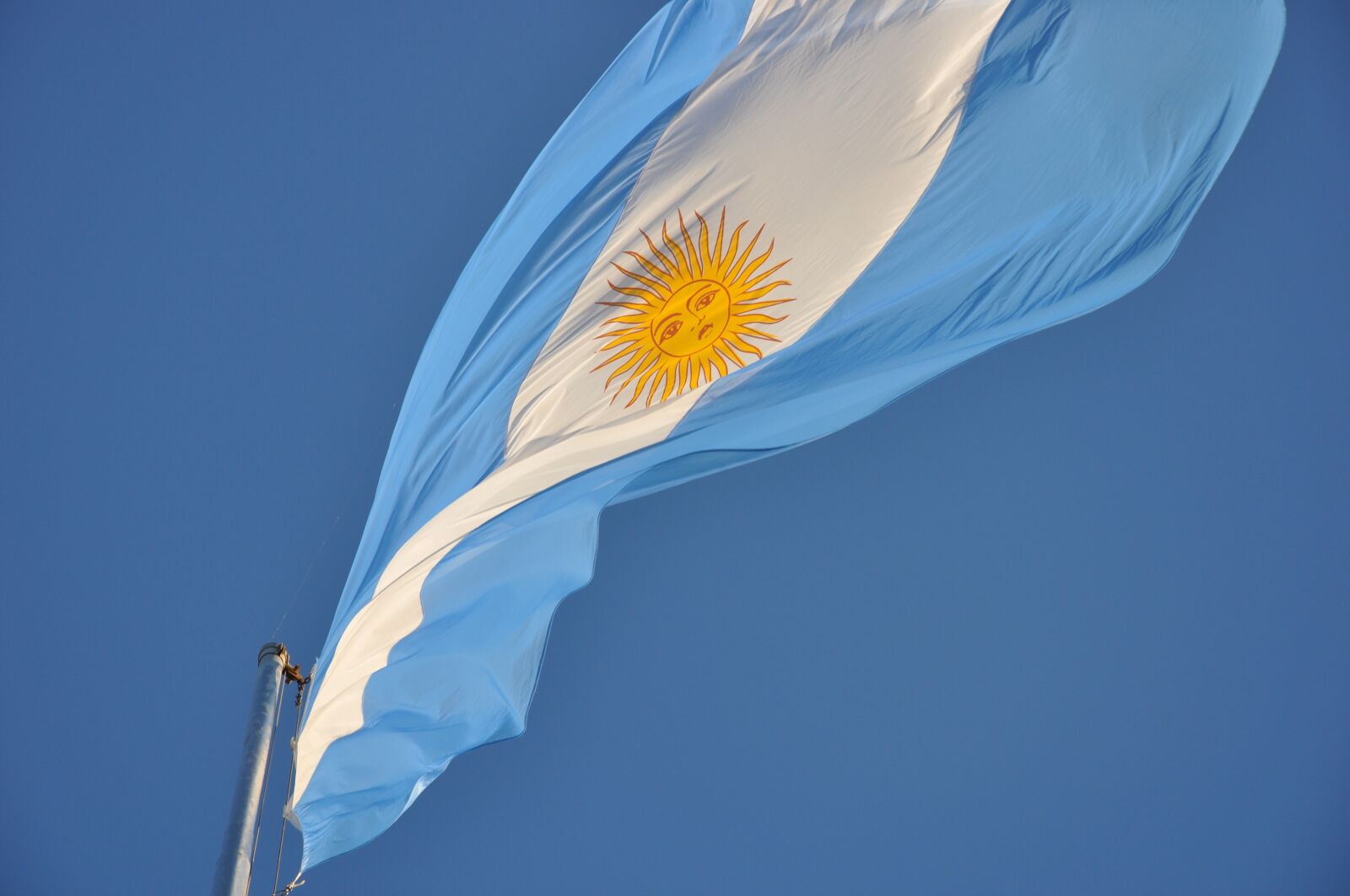 Nikon D90 sample photo. Flag, argentina, flaming photography