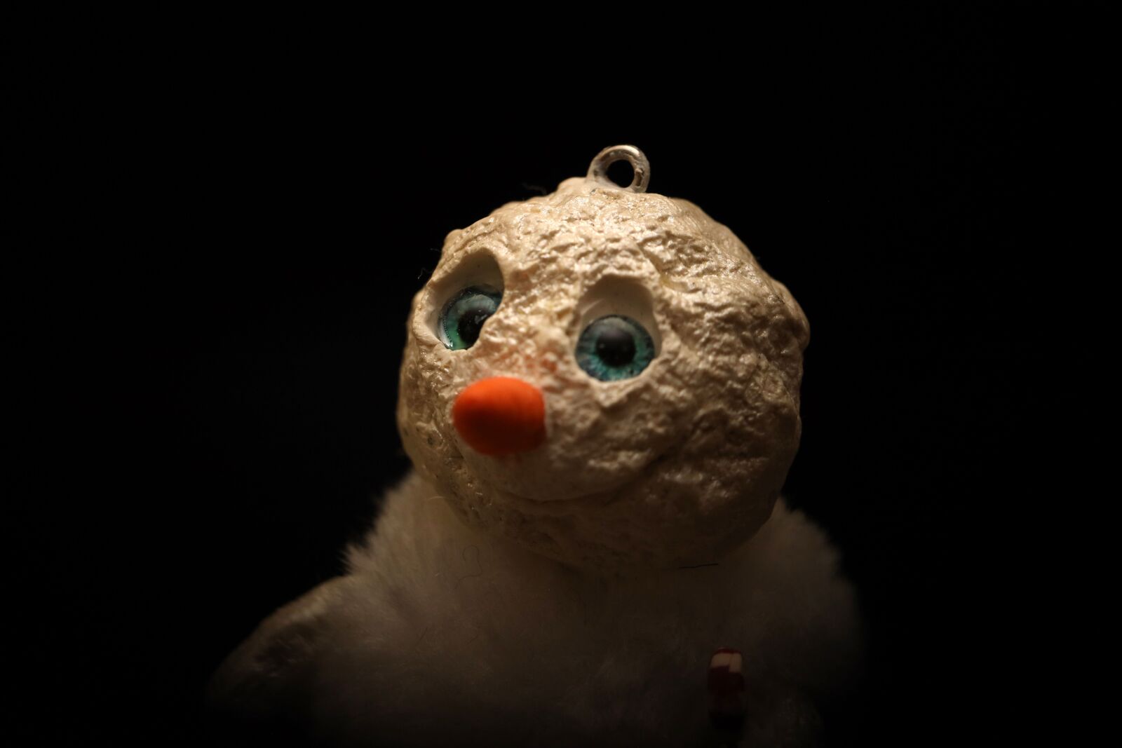 Canon EOS R sample photo. Figure, miniature, snowman photography