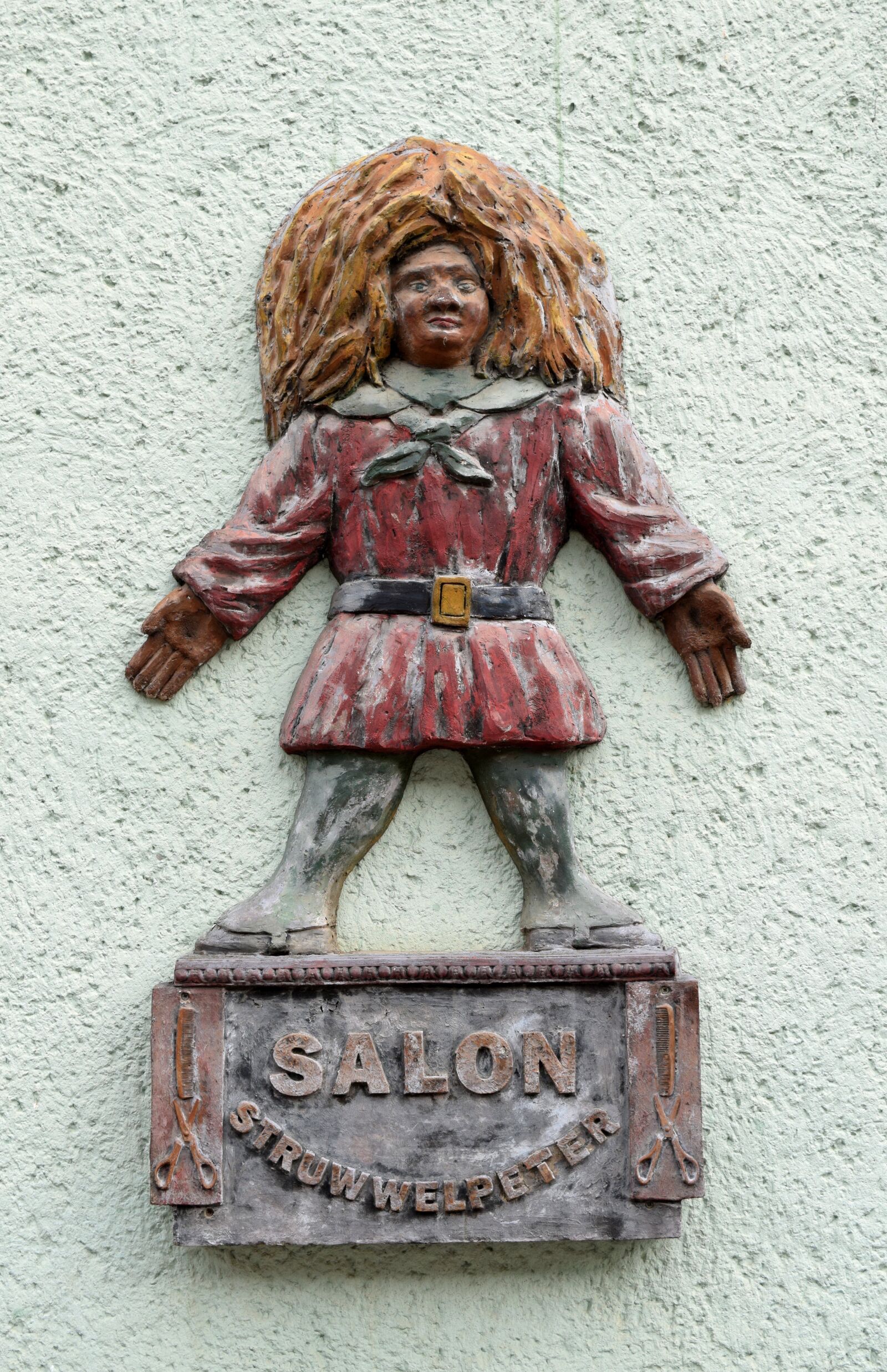 Nikon D5300 sample photo. Struwwelpeter, shield, figure photography