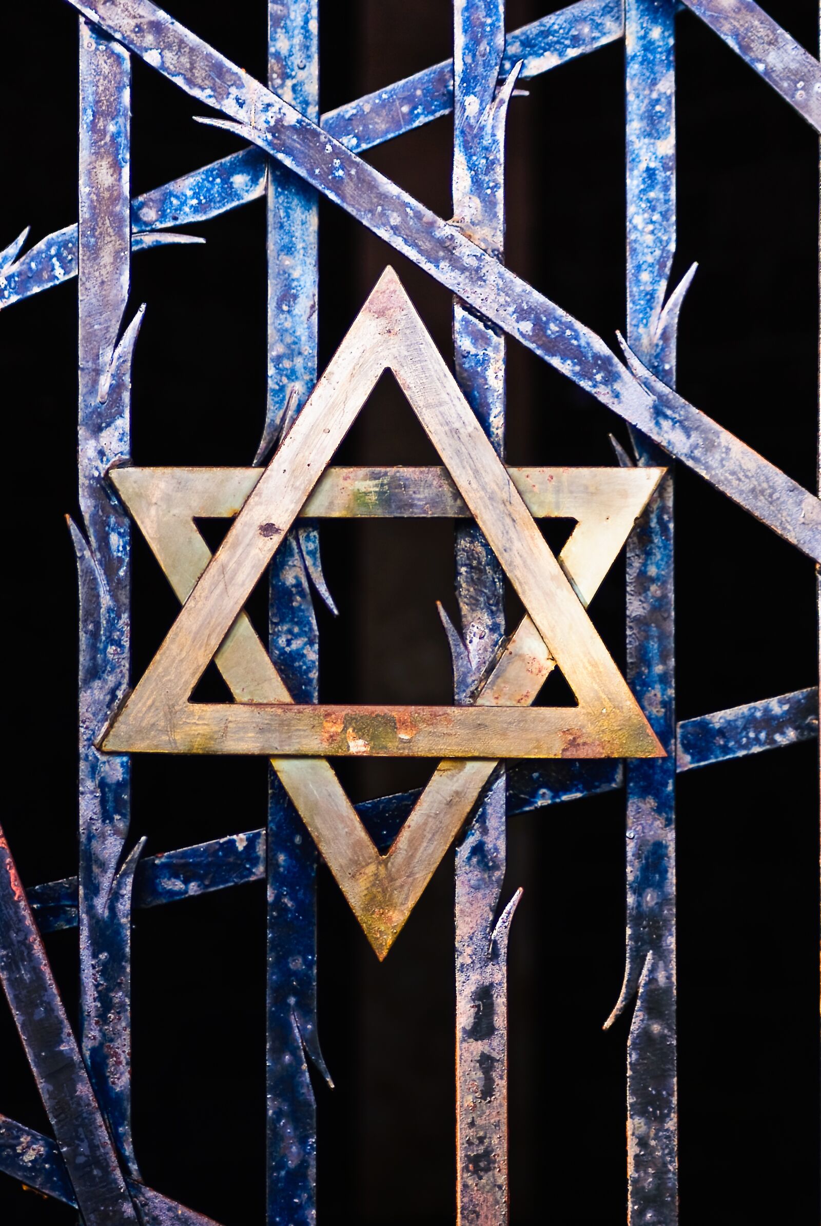 Nikon D60 sample photo. Star of david, judaism photography