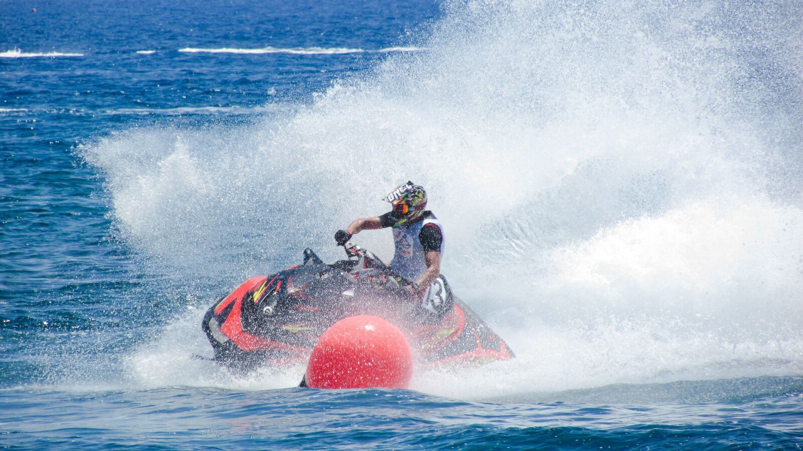 Canon PowerShot SX400 IS sample photo. Jet ski, sport, speed photography