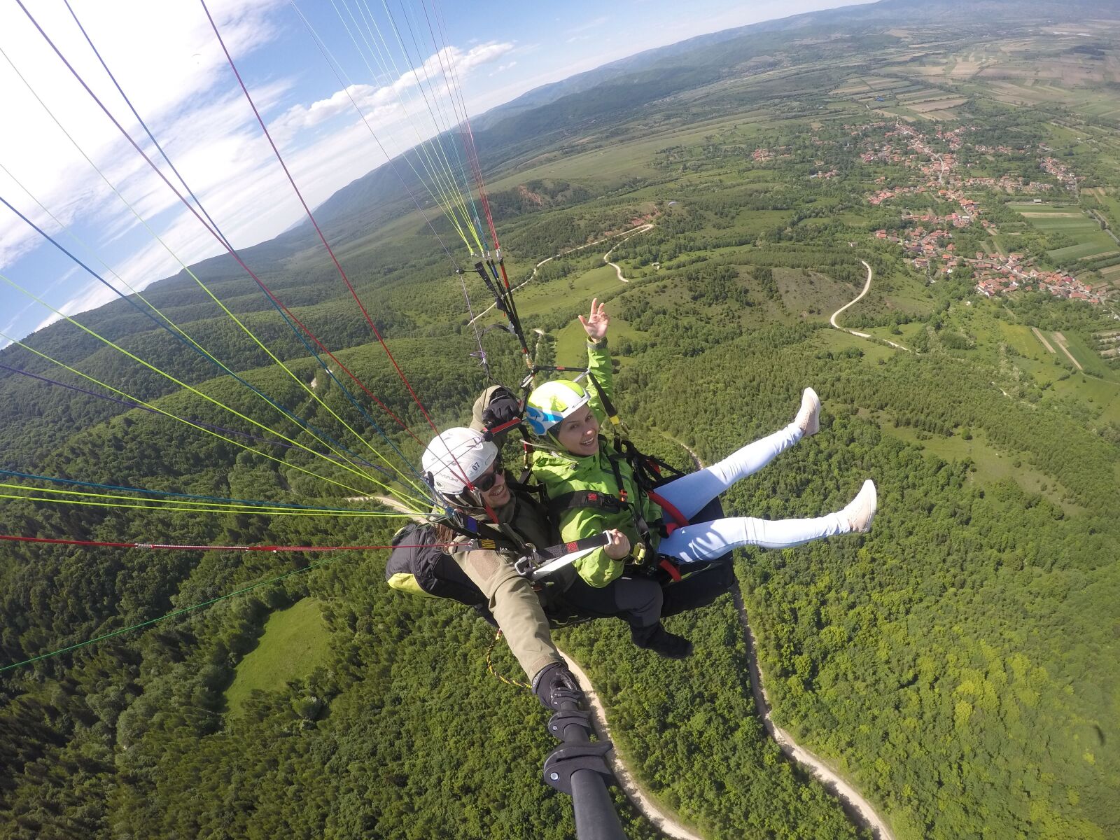 GoPro HERO4 Silver sample photo. Acrofly, paragliding in brasov photography