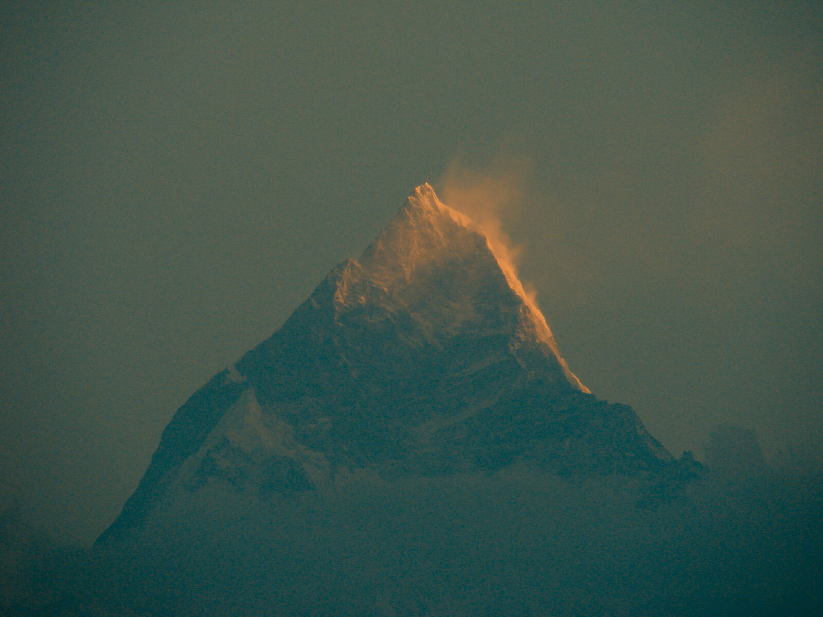 Sony Cyber-shot DSC-H50 sample photo. Fishtail, mountains, nature, nepal photography