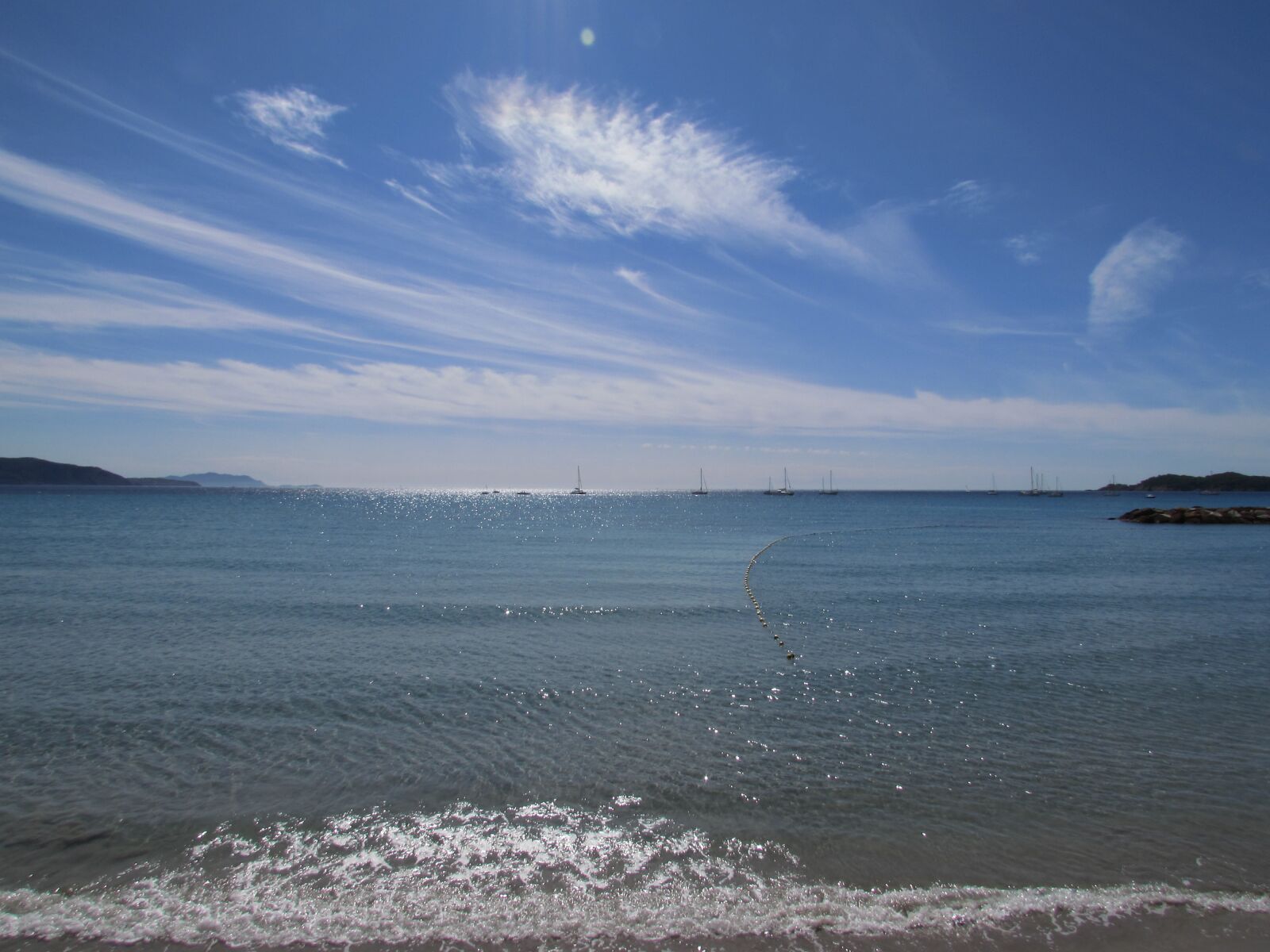 Canon PowerShot SX510 HS sample photo. Mediterranean sea, blue sky photography