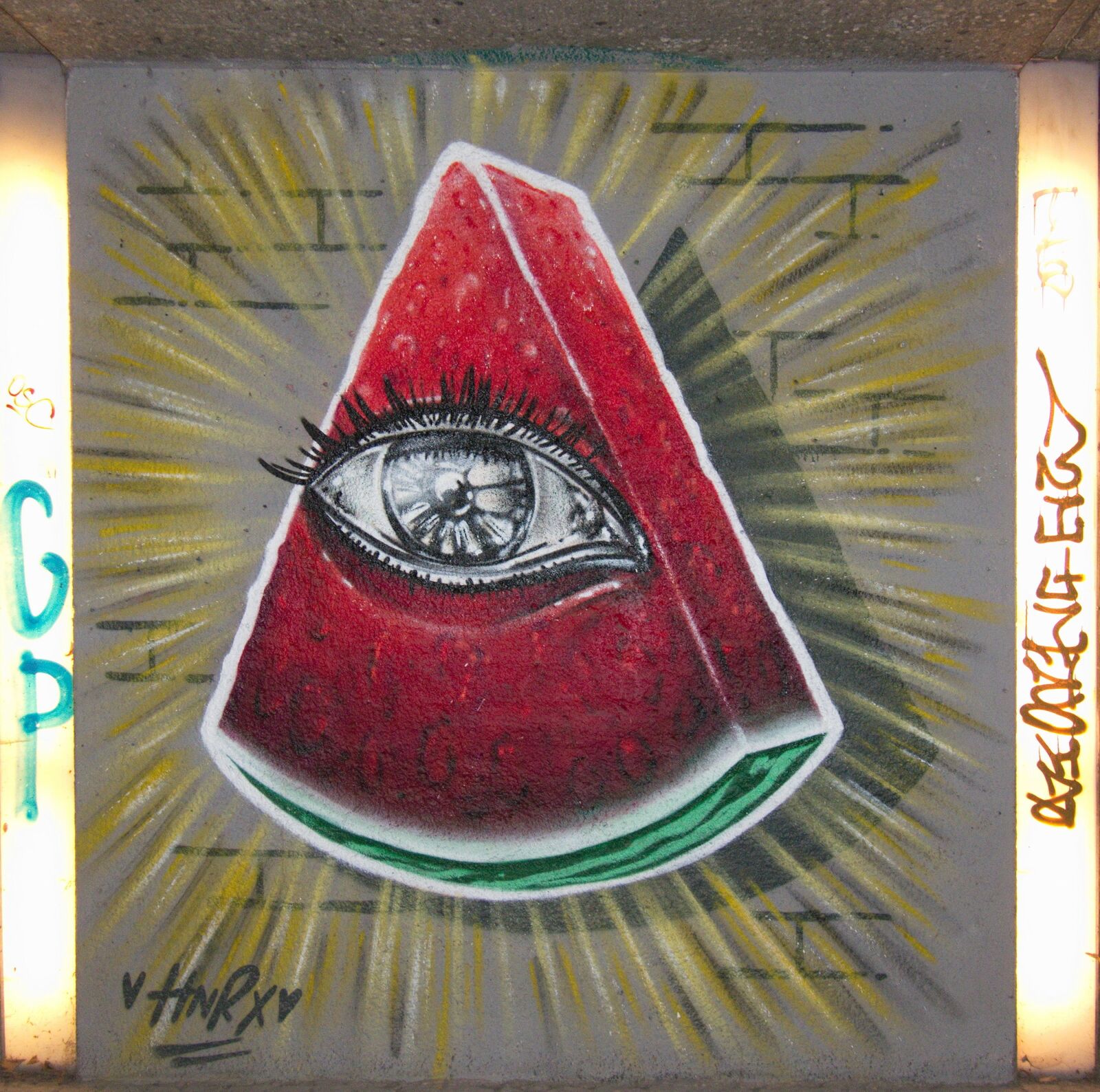 Panasonic Lumix DMC-G6 sample photo. Grafitti, munich, english garden photography