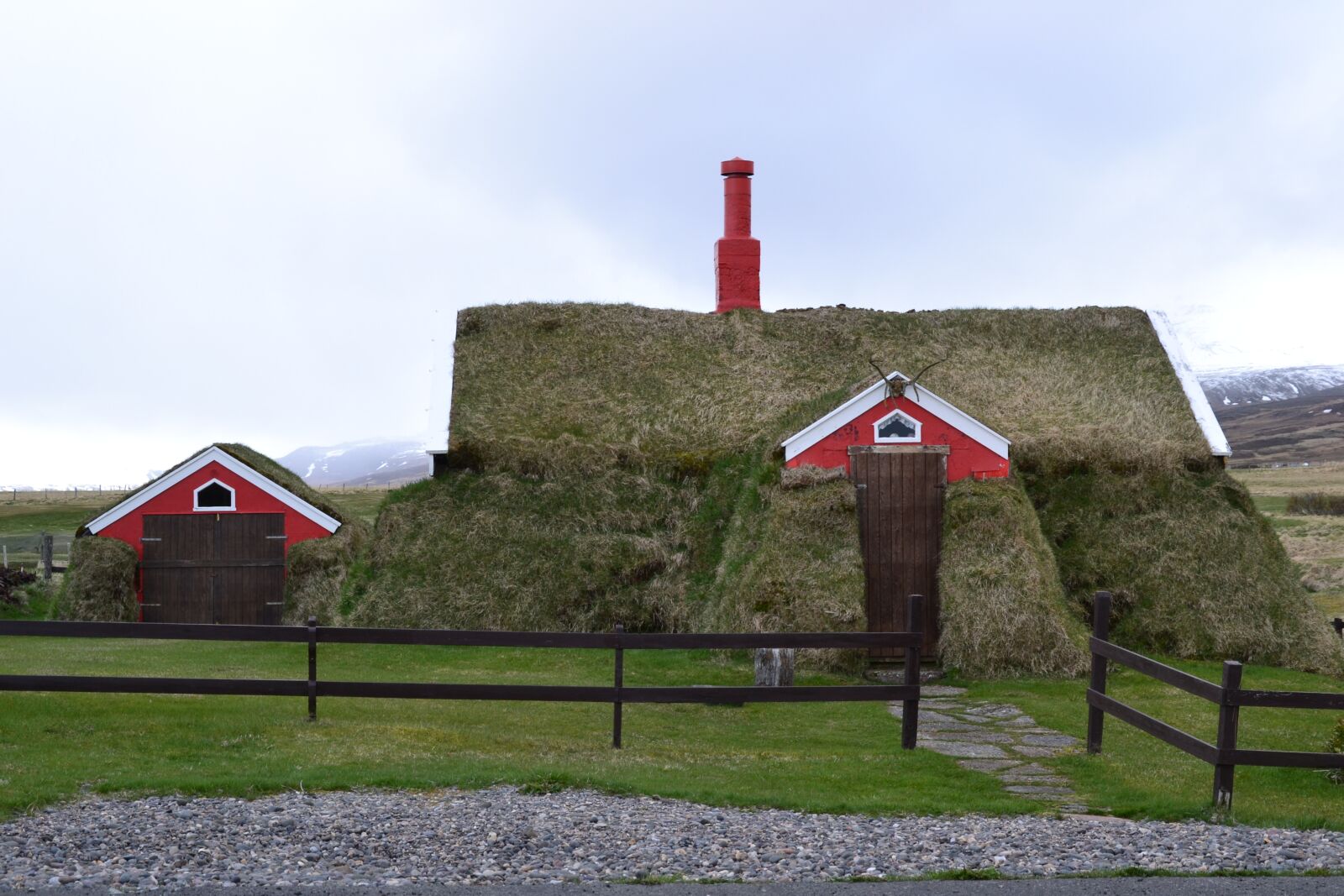 Nikon D3100 sample photo. Iceland, house, grass photography