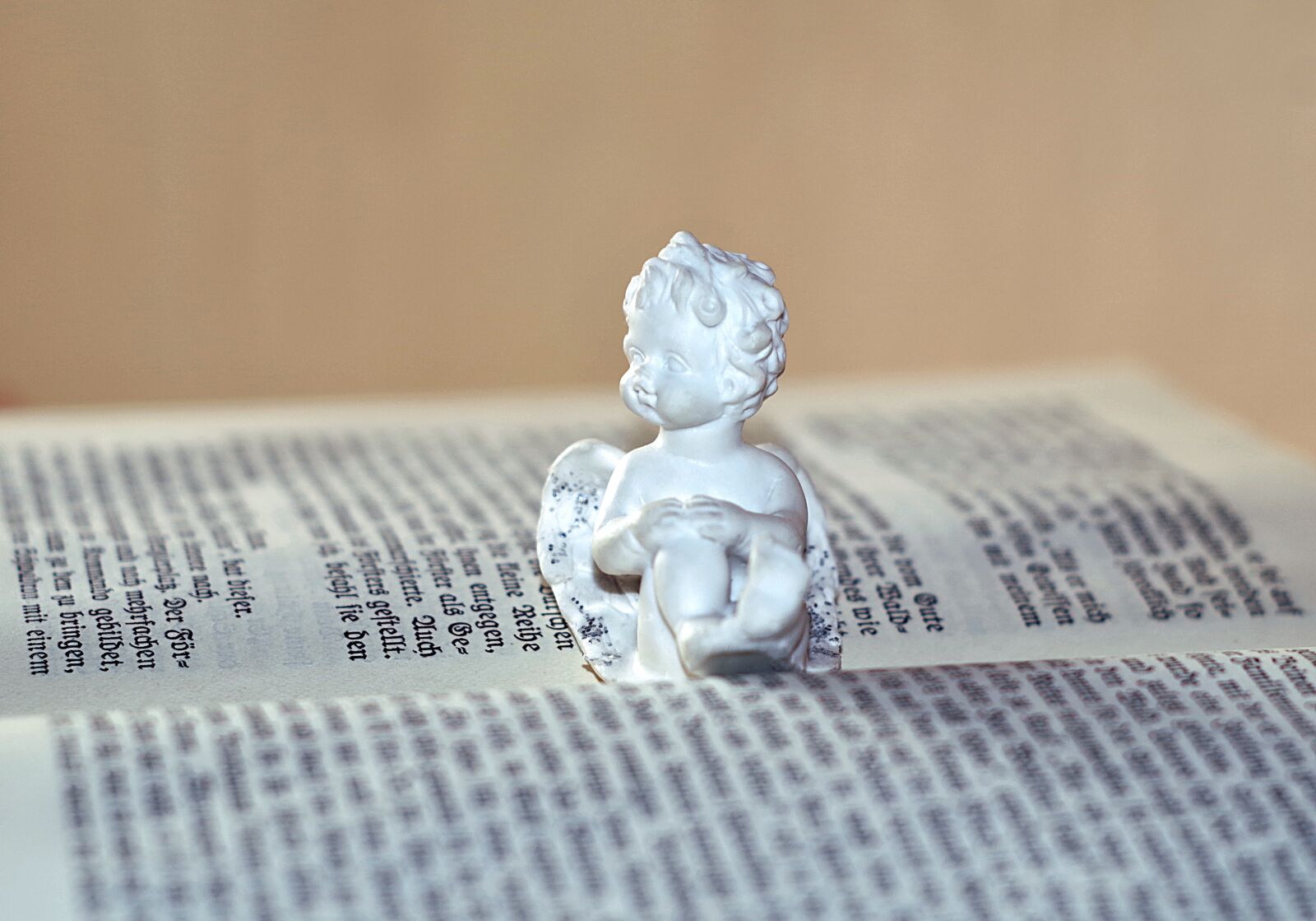 Pentax K-S2 sample photo. Angel, love, reading photography