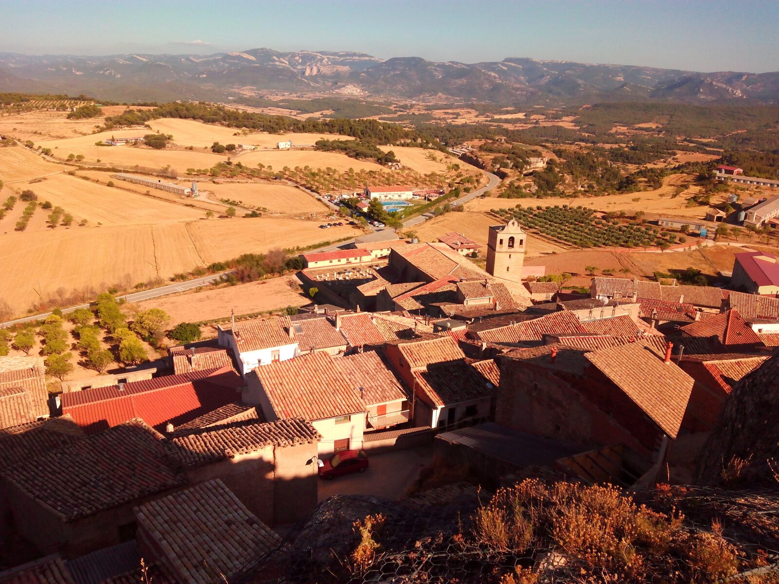 bq Aquaris E5 HD sample photo. Village, mountain, spain photography
