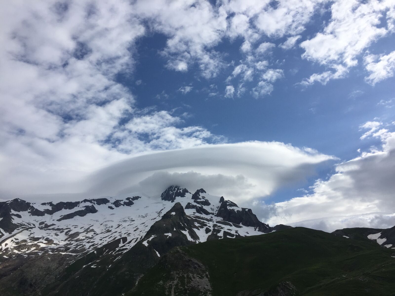 Apple iPhone 6 sample photo. Mountain, sky, blue photography