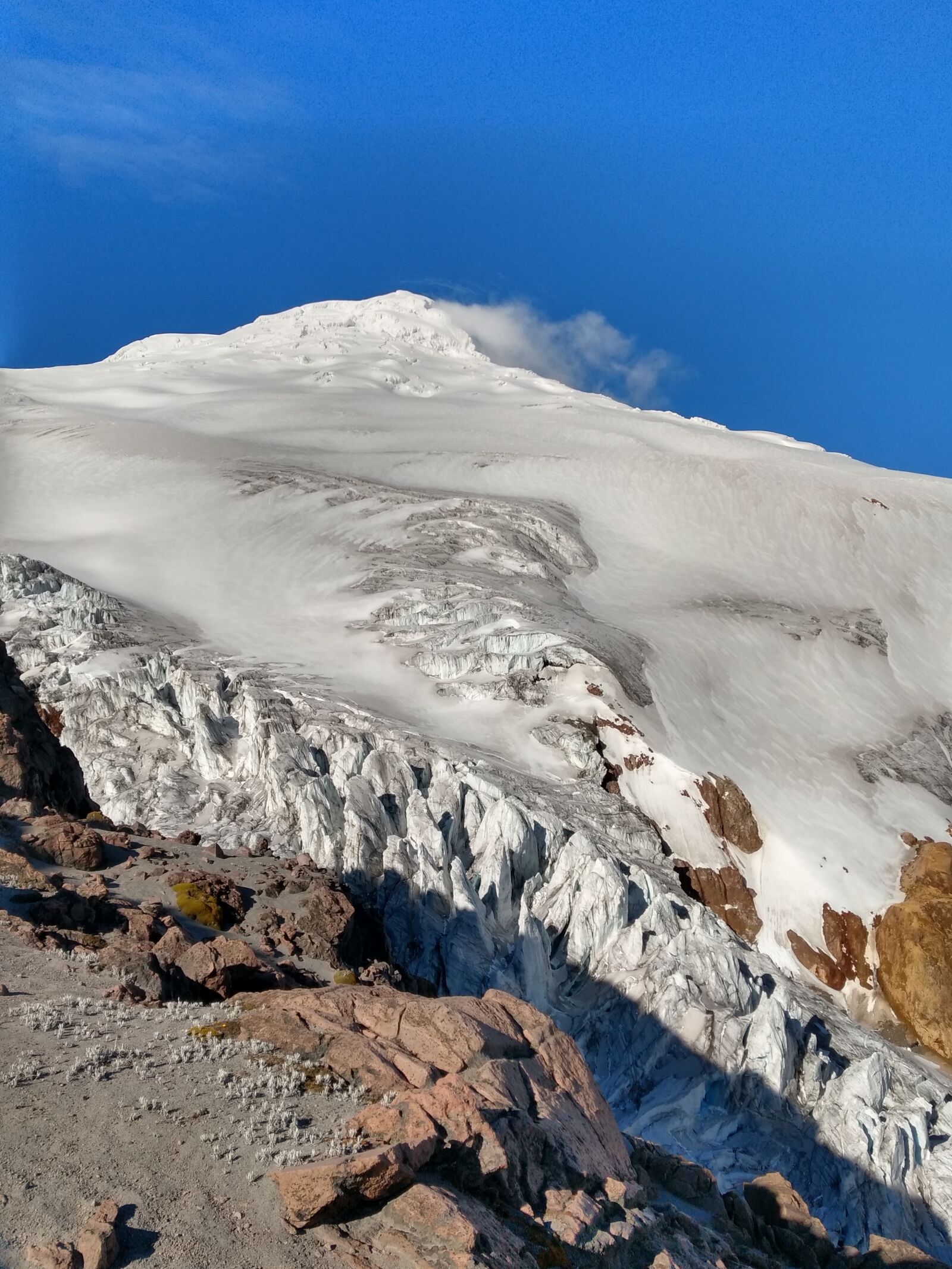 Motorola ONE sample photo. High, white, volcano photography