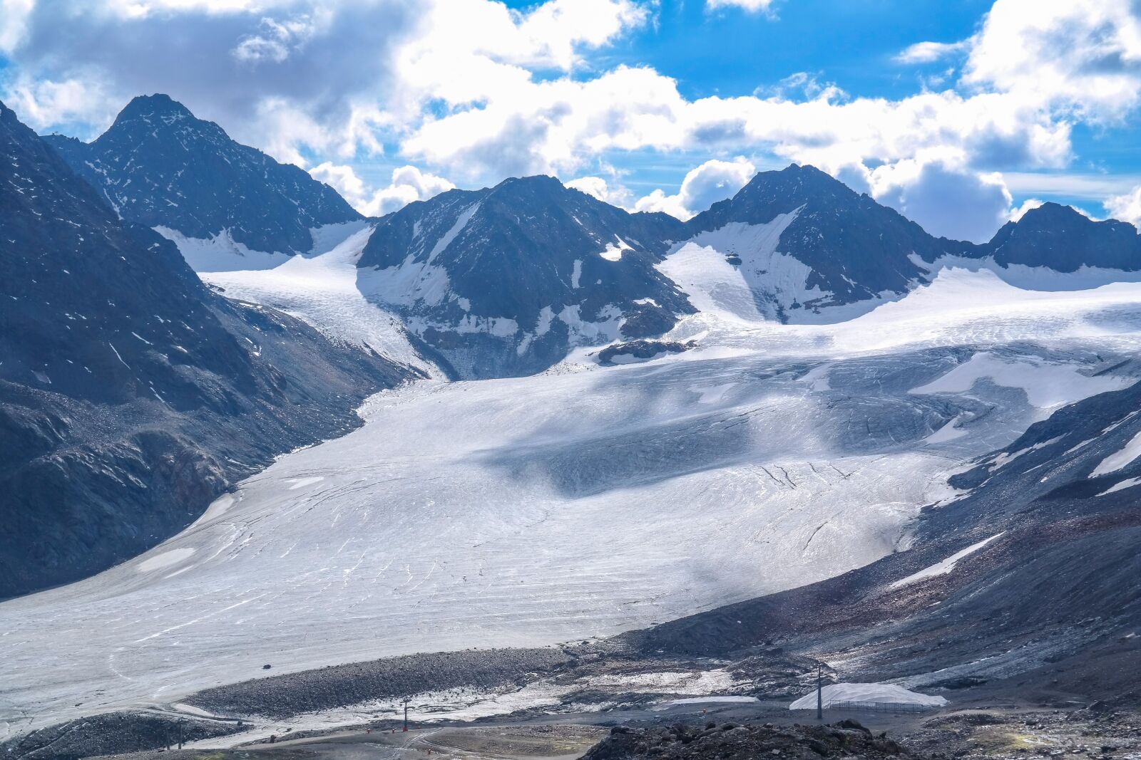 Samsung NX300 sample photo. The pitztal glacier, alpine photography