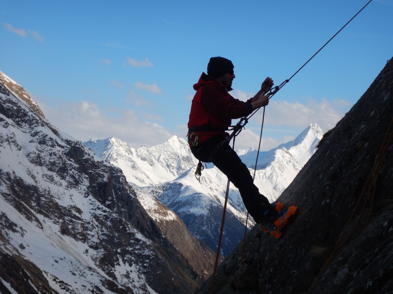 Nikon Coolpix AW120 sample photo. Climb, prussik knot, high photography