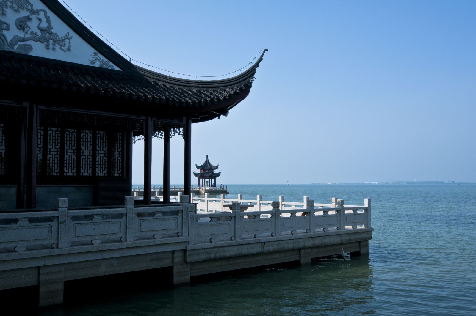 Nikon D300S sample photo. Suzhou, start garden, pier photography
