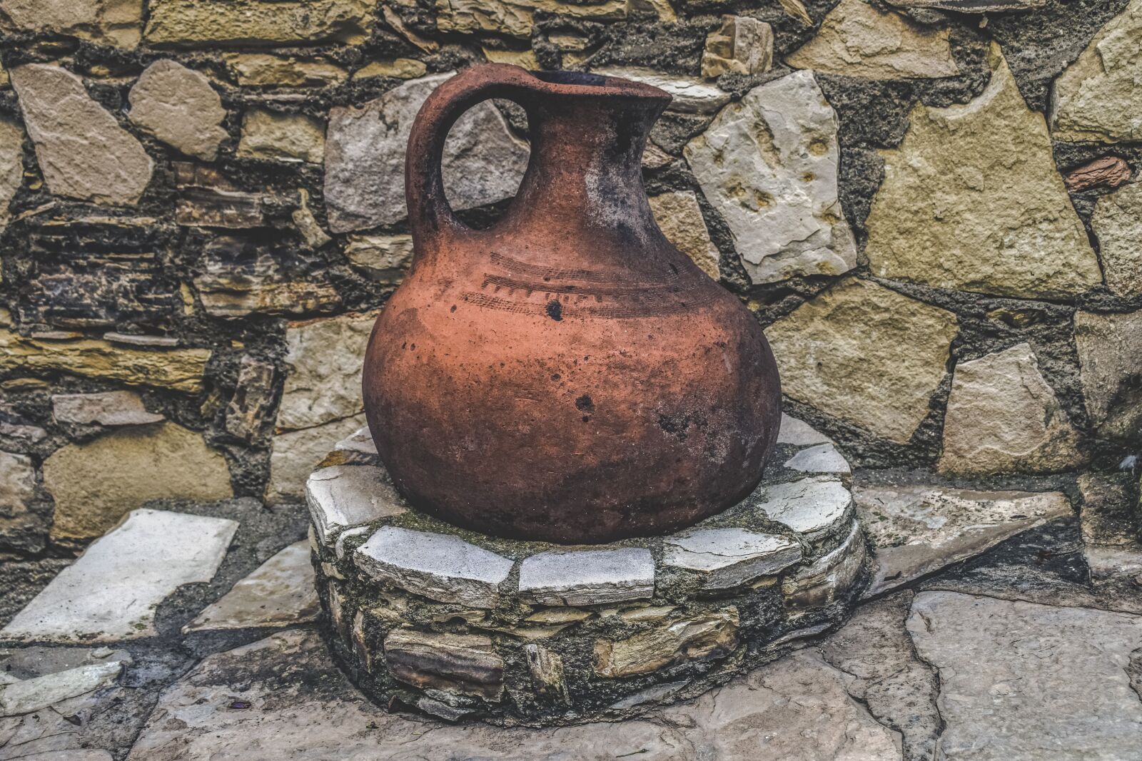 Nikon D3300 sample photo. Pottery, street, stone photography