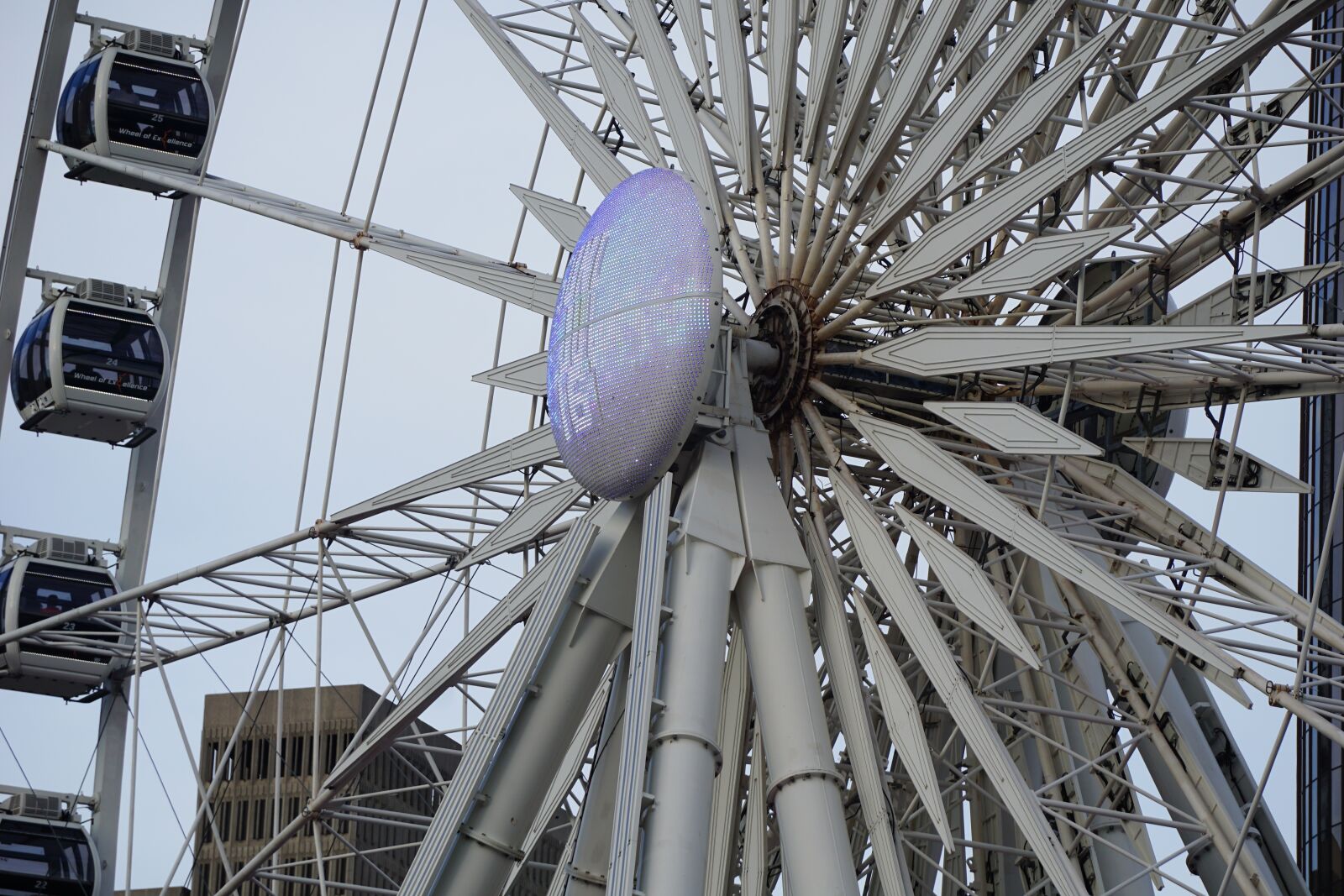 Sony a6000 sample photo. Ferris wheel, ride, atlanta photography