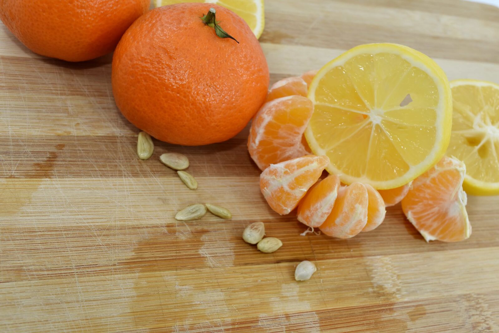 Nikon D5500 sample photo. Mandarin, orange, seed, tangerine photography