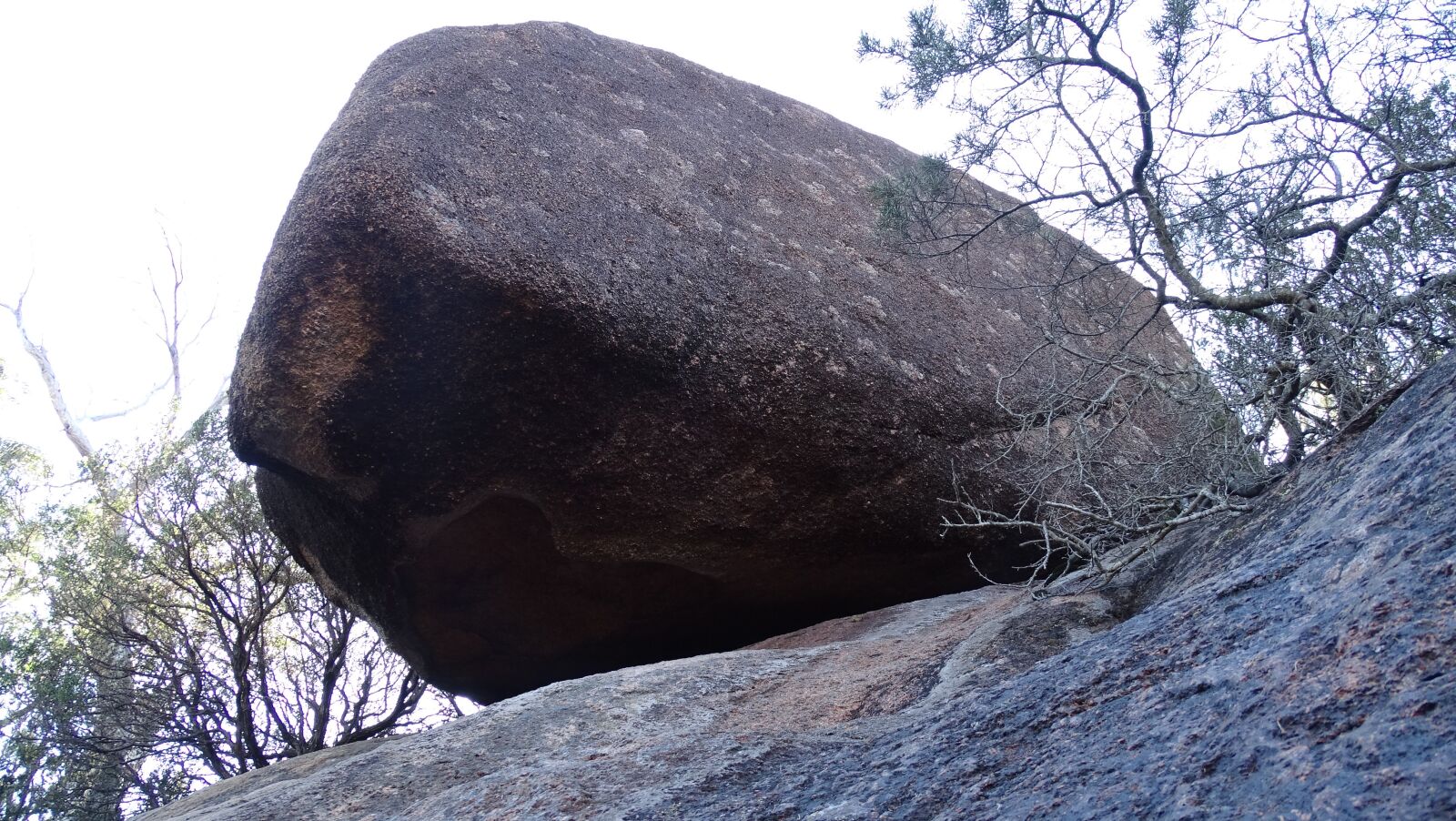 Sony Cyber-shot DSC-HX350 sample photo. Rock, overhang, tasmania photography