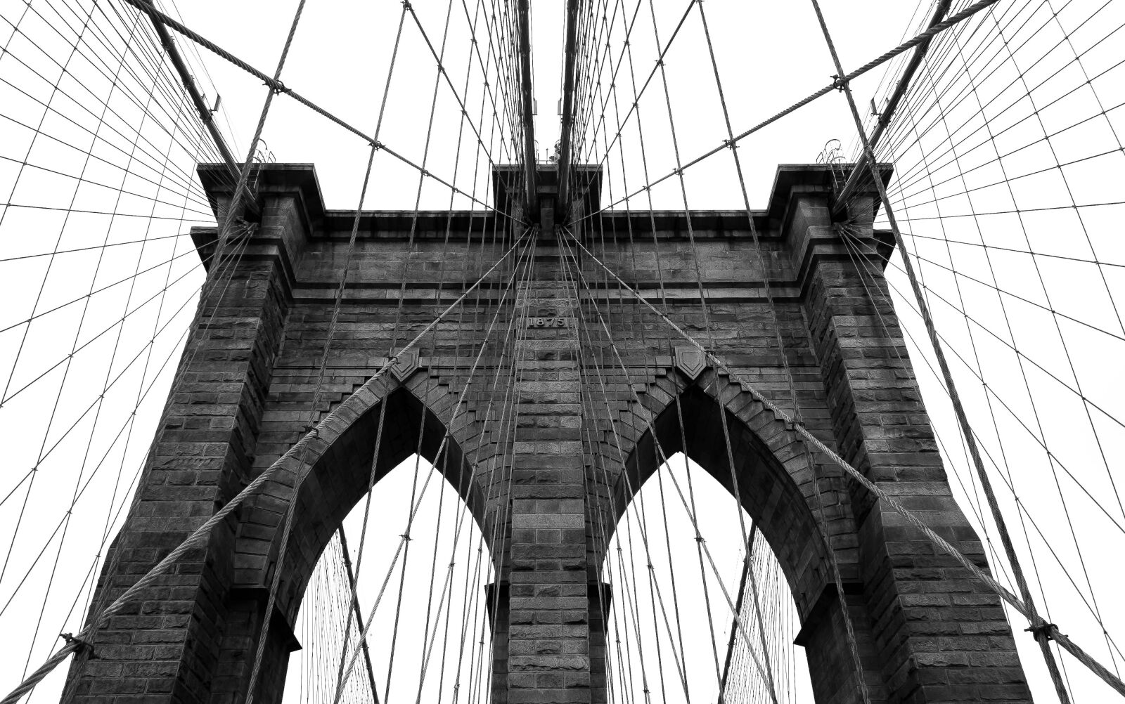 Canon EOS 1000D (EOS Digital Rebel XS / EOS Kiss F) sample photo. B, w, bridge, brooklyn photography