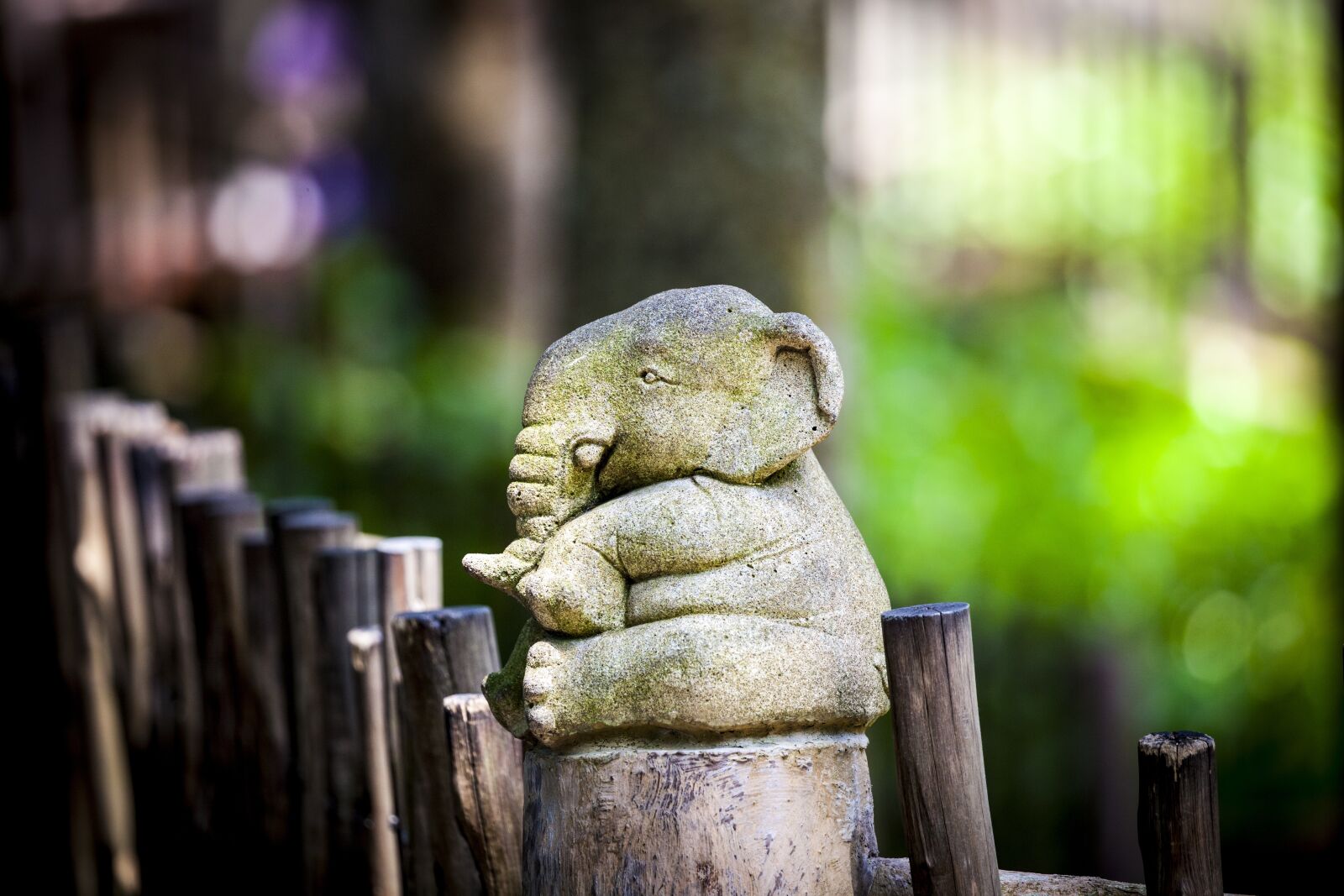 Canon EOS 5D Mark II sample photo. Elephant statue, elephant, stone photography